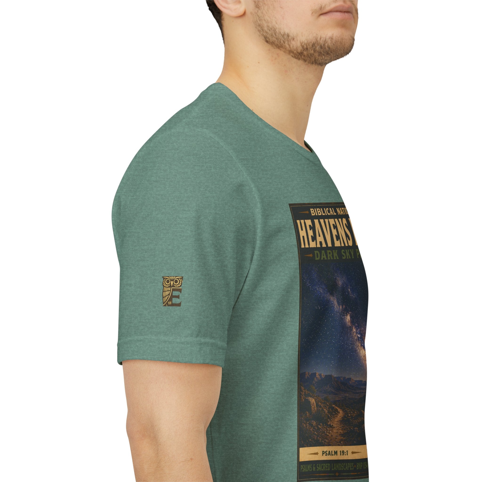 Biblical National Parks Collection IX- #054/054 -Psalms & Sacred Landscapes | Psalm 19:1 | Vintage nature poster Tee | Biblical national parks graphic shirt