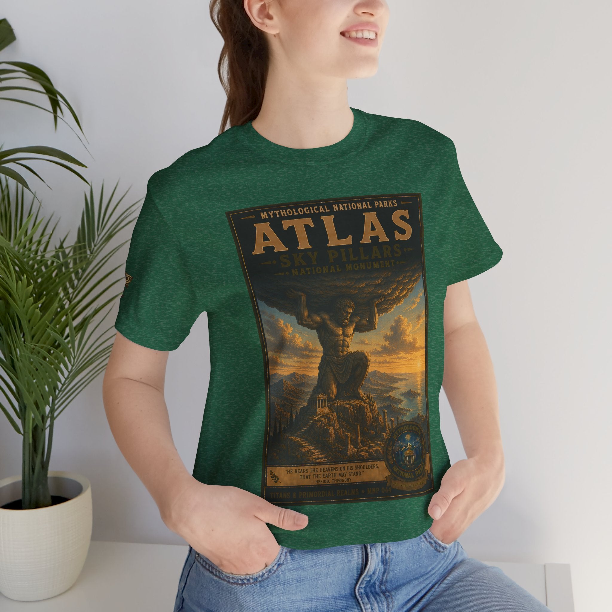 Mythological National Parks COLLECTION V- #044-050 TITANS & PRIMORDIAL REALMS | Vintage nature poster Tee | Mythological National Parks graphic shirt