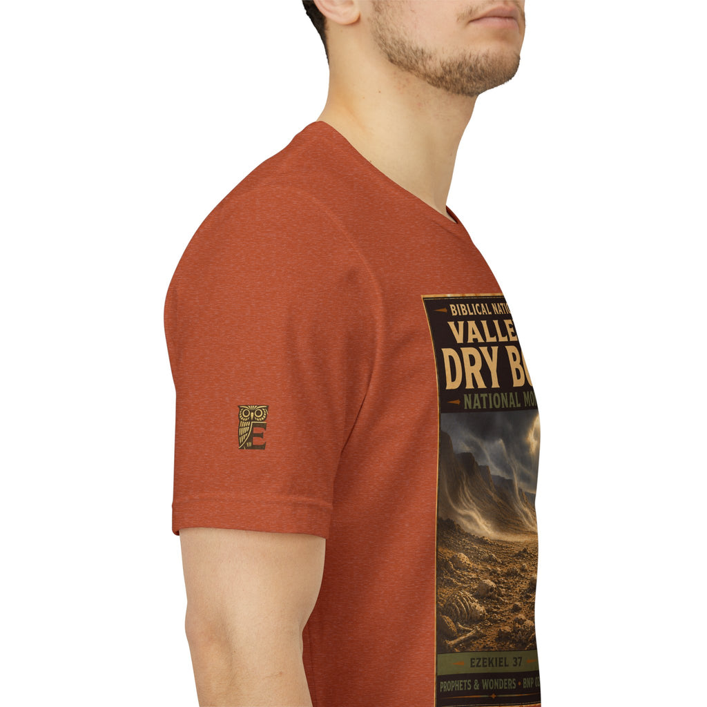 Biblical National Parks Collection V- Prophets & Wonders #026/030 Ezekiel 37  | Vintage nature poster Tee | Biblical national parks graphic shirt