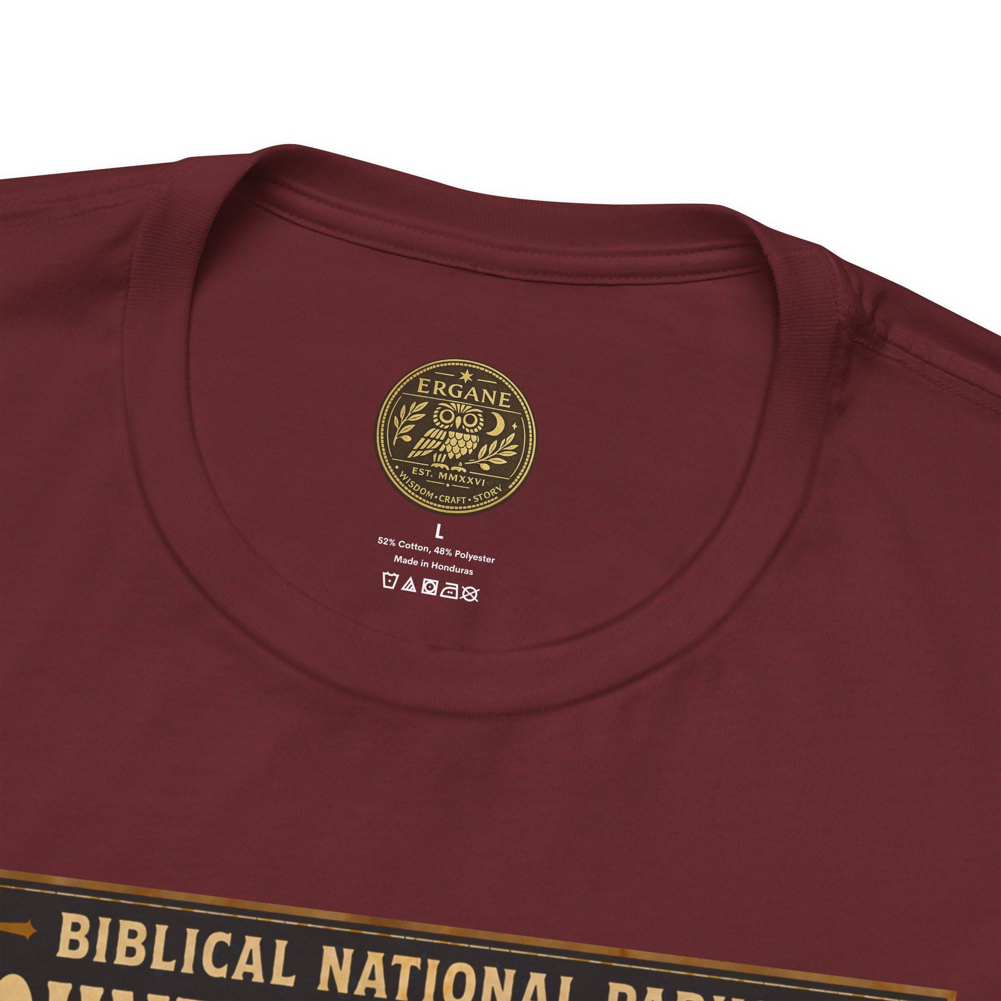 Biblical National Parks Collection VI- Galilee #033/035 Matthew 5-7 | Vintage nature poster Tee | Biblical national parks graphic shirt