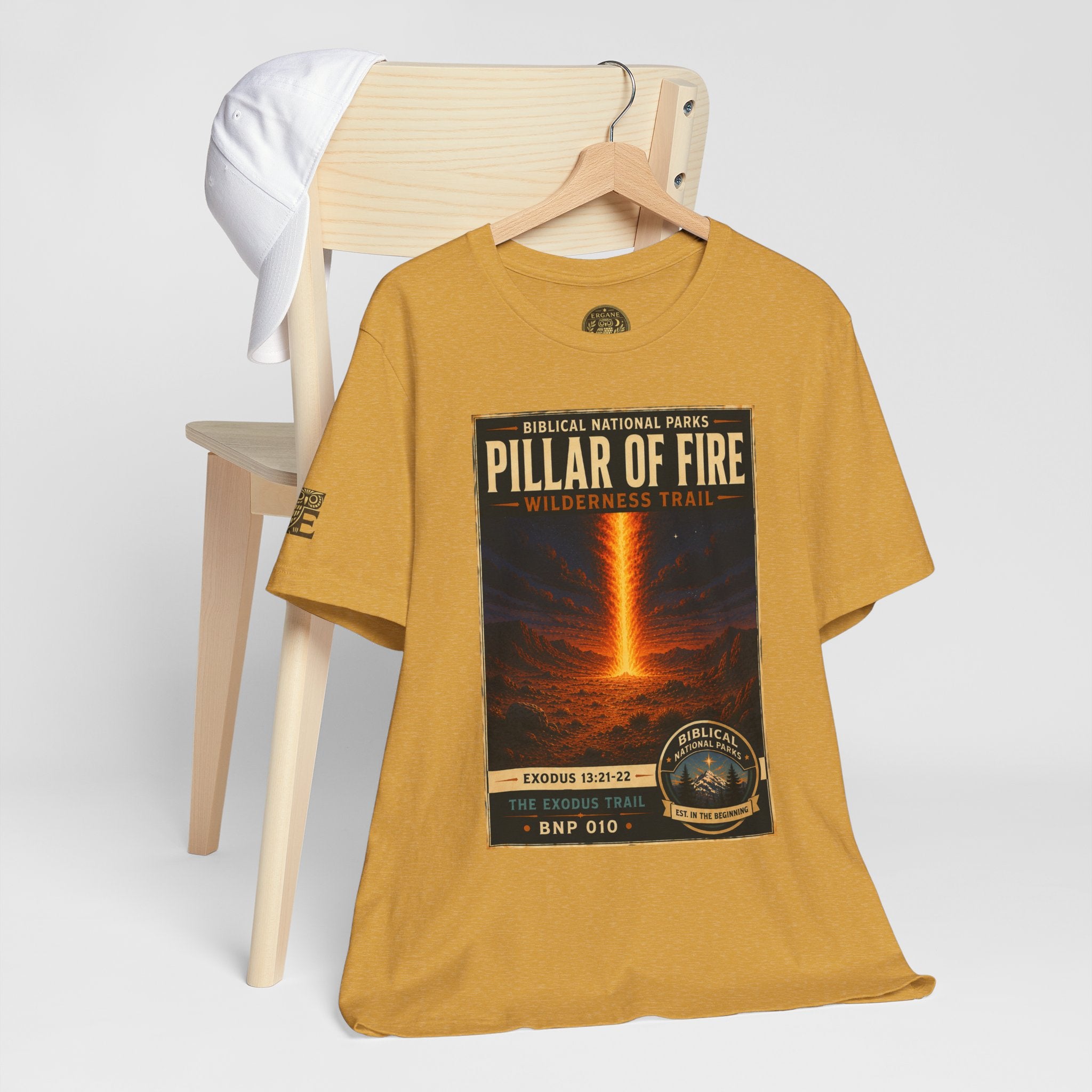 Biblical National Parks Collection II- The Exodus Trail #010/013 Exodus 13: 21-22 | Vintage nature poster Tee | Biblical national parks graphic shirt