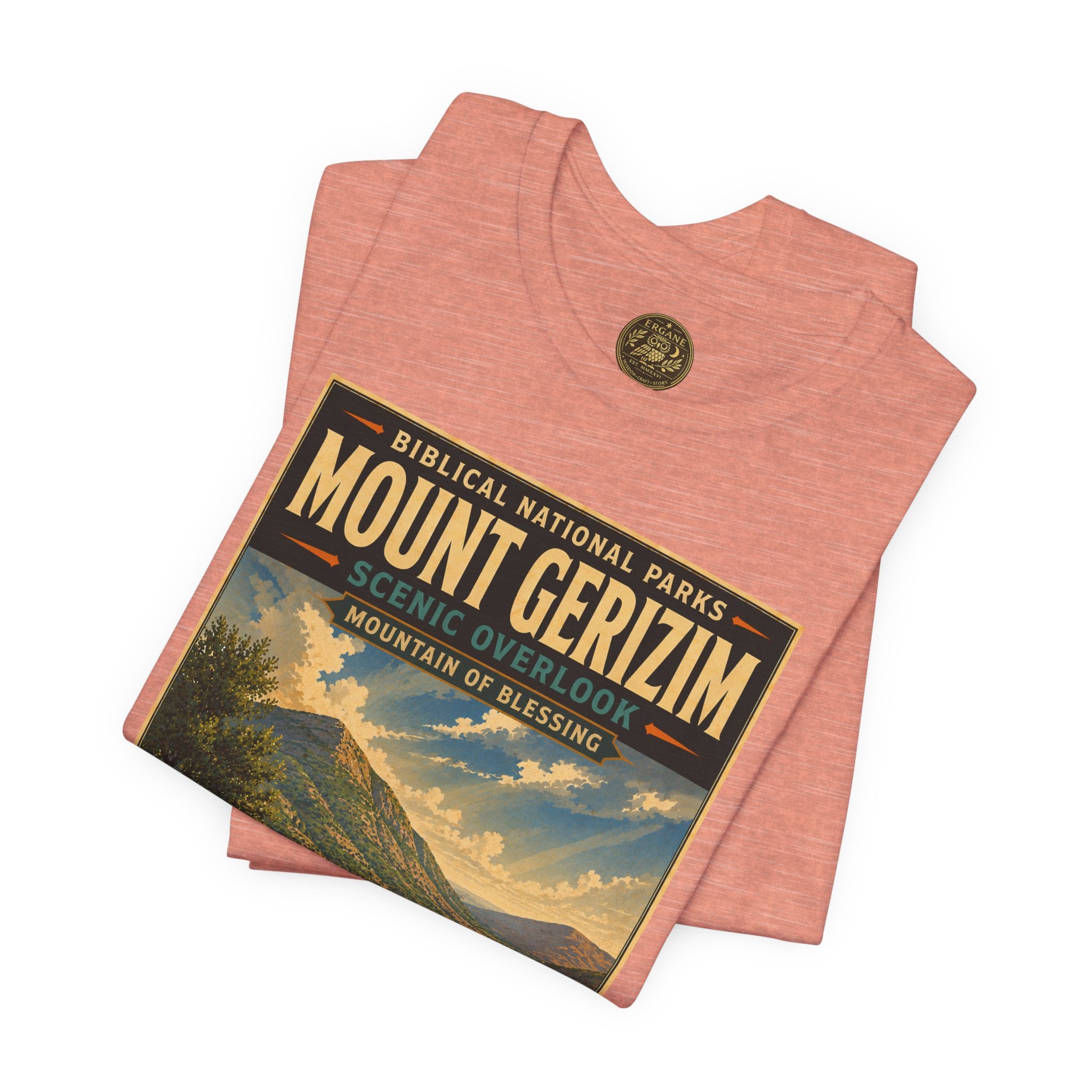 Biblical National Parks Collection III- The Promised Land #017/018 Joshua 8 | Vintage nature poster Tee | Biblical national parks graphic shirt