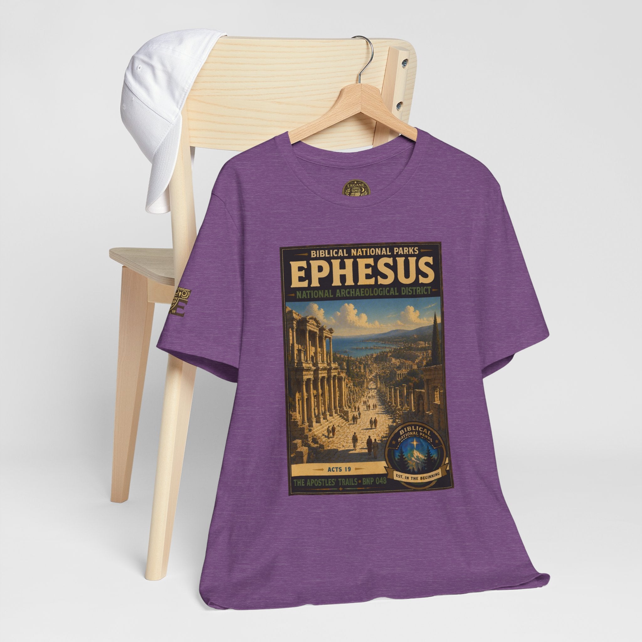Biblical National Parks Collection VIII- The Apostles' Trails #048/049 | Acts 19 | Vintage nature poster Tee | Biblical national parks graphic shirt