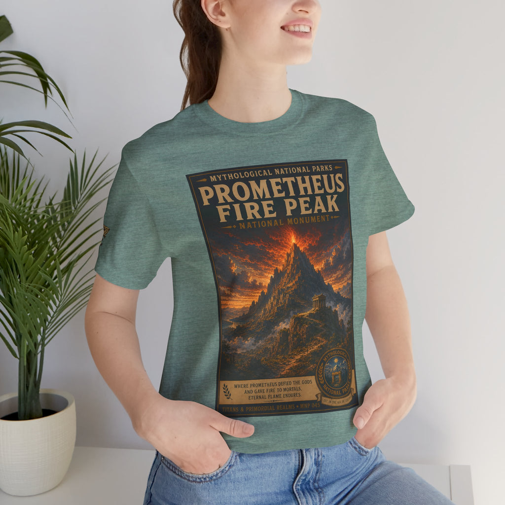 Mythological National Parks COLLECTION V- #045-050 TITANS & PRIMORDIAL REALMS | Vintage nature poster Tee | Mythological National Parks graphic shirt
