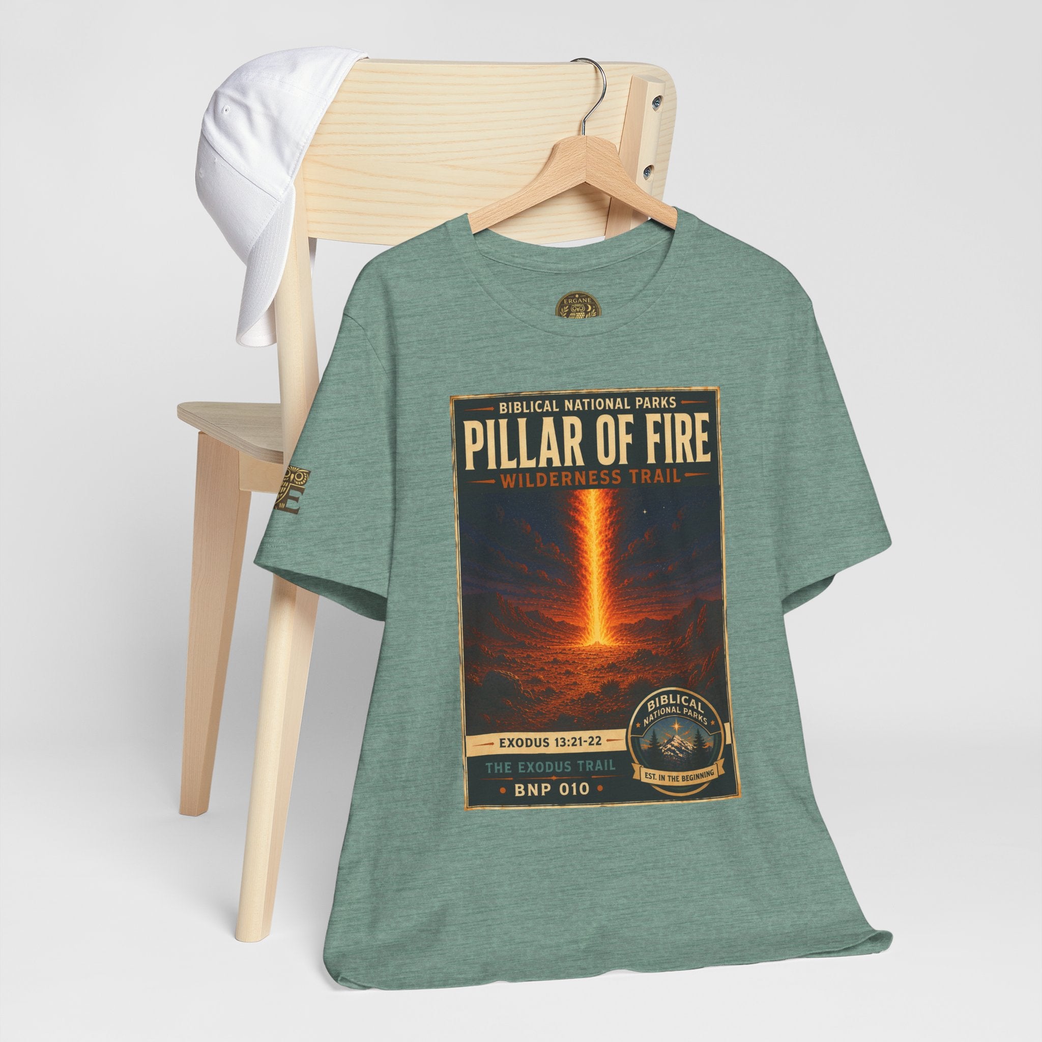 Biblical National Parks Collection II- The Exodus Trail #010/013 Exodus 13: 21-22 | Vintage nature poster Tee | Biblical national parks graphic shirt