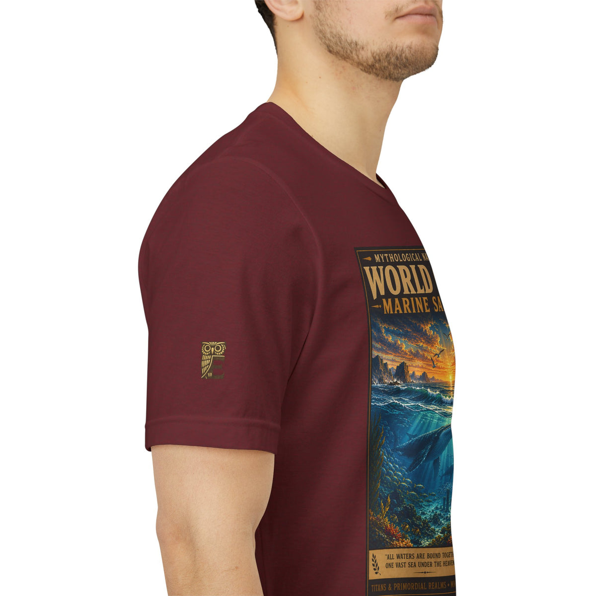 Mythological National Parks COLLECTION V- #050-050 TITANS & PRIMORDIAL REALMS | Vintage nature poster Tee | Mythological National Parks graphic shirt