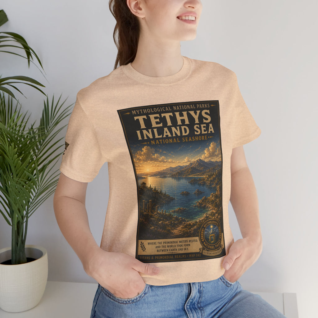 Mythological National Parks COLLECTION V- #043-050 TITANS & PRIMORDIAL REALMS | Vintage nature poster Tee | Mythological National Parks graphic shirt