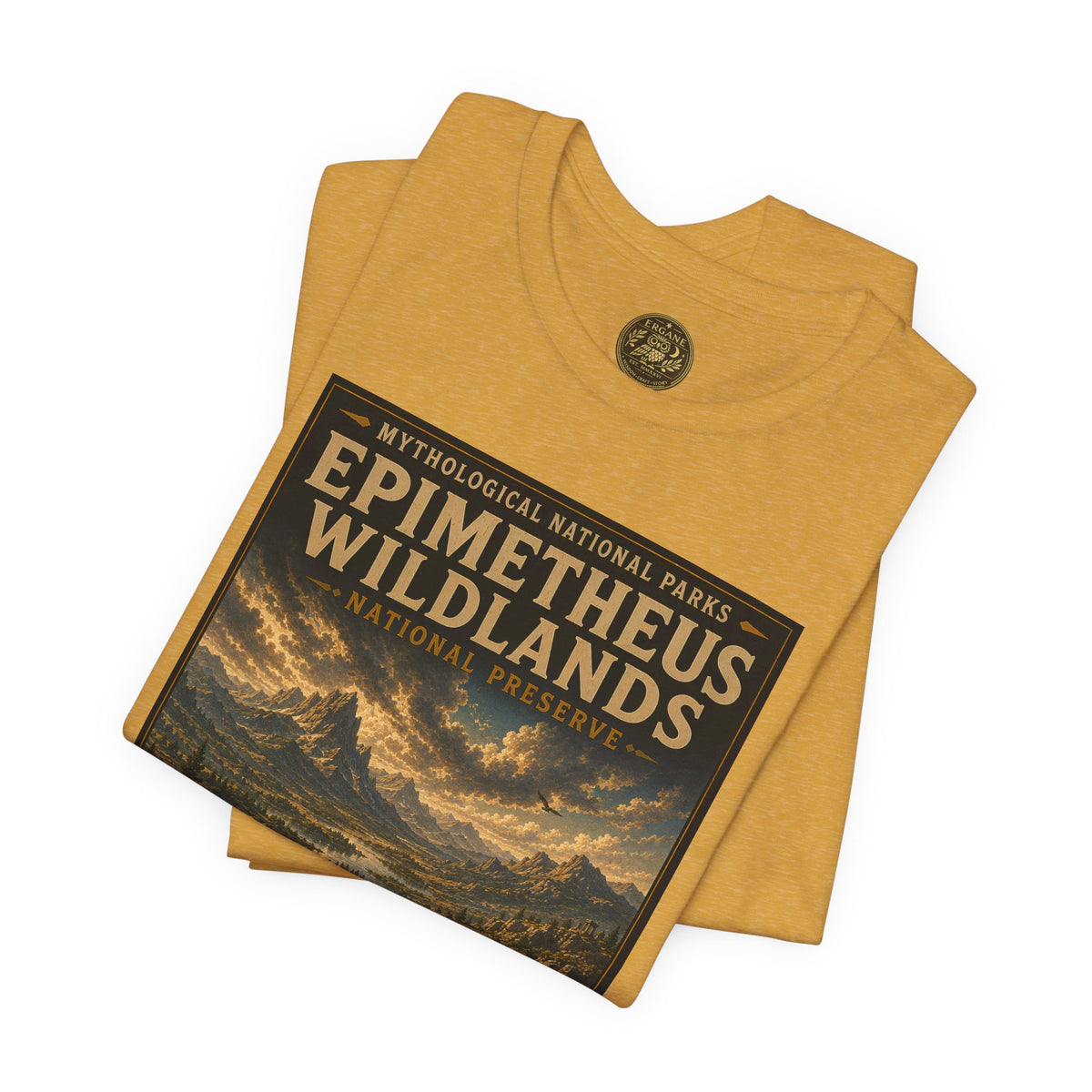 Mythological National Parks COLLECTION V- #046-050 TITANS & PRIMORDIAL REALMS | Vintage nature poster Tee | Mythological National Parks graphic shirt