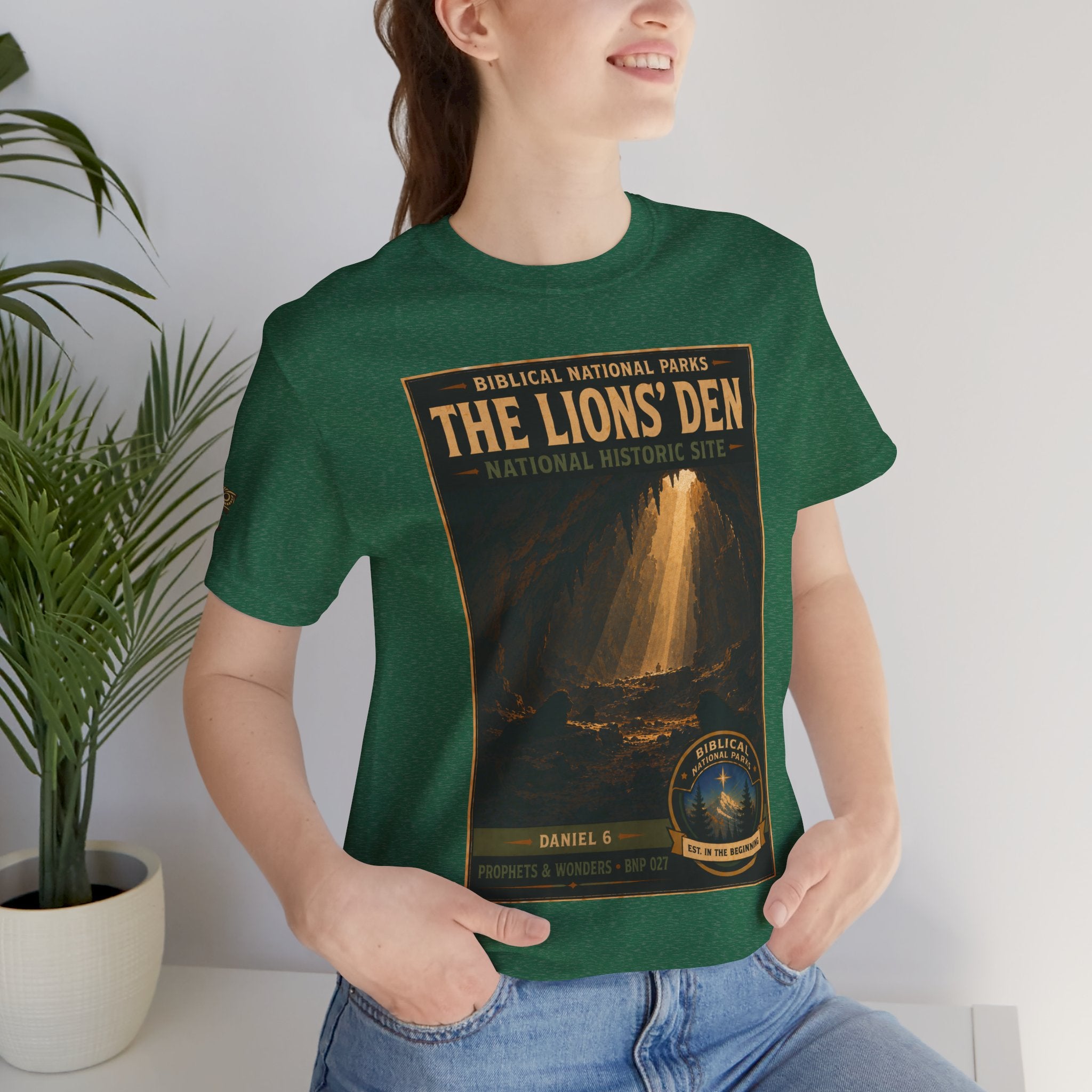 Biblical National Parks Collection V- Prophets & Wonders #027/030 Daniel 6 | Vintage nature poster Tee | Biblical national parks graphic shirt
