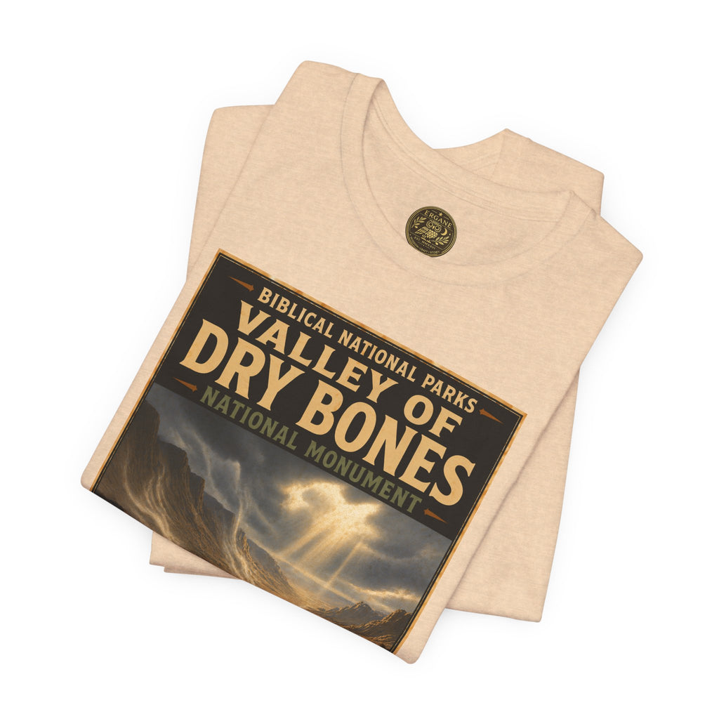 Biblical National Parks Collection V- Prophets & Wonders #026/030 Ezekiel 37  | Vintage nature poster Tee | Biblical national parks graphic shirt