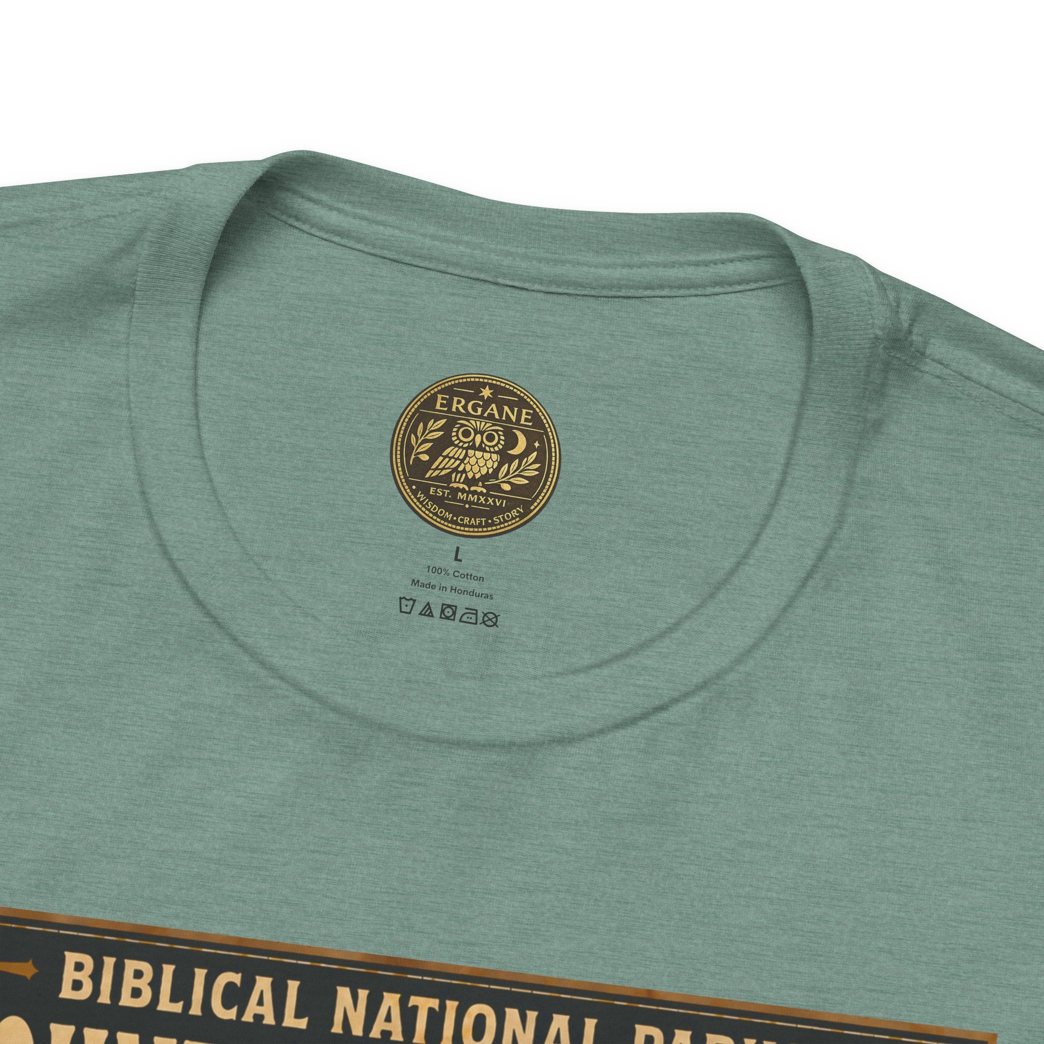 Biblical National Parks Collection VI- Galilee #033/035 Matthew 5-7 | Vintage nature poster Tee | Biblical national parks graphic shirt