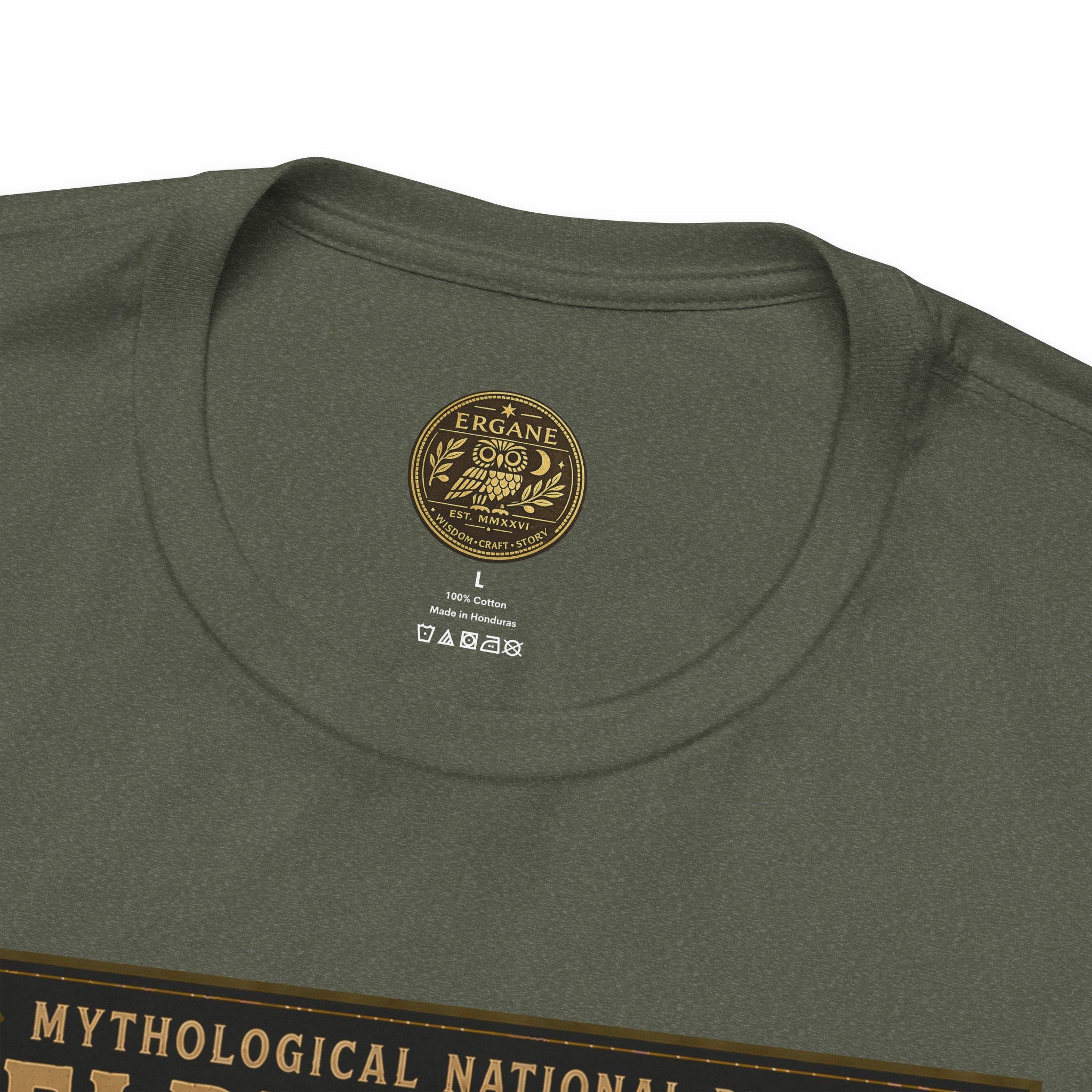 Mythological National Parks Collection III- #025-028 - Heros & Monsters | Vintage nature poster Tee | Mythological National Parks graphic shirt