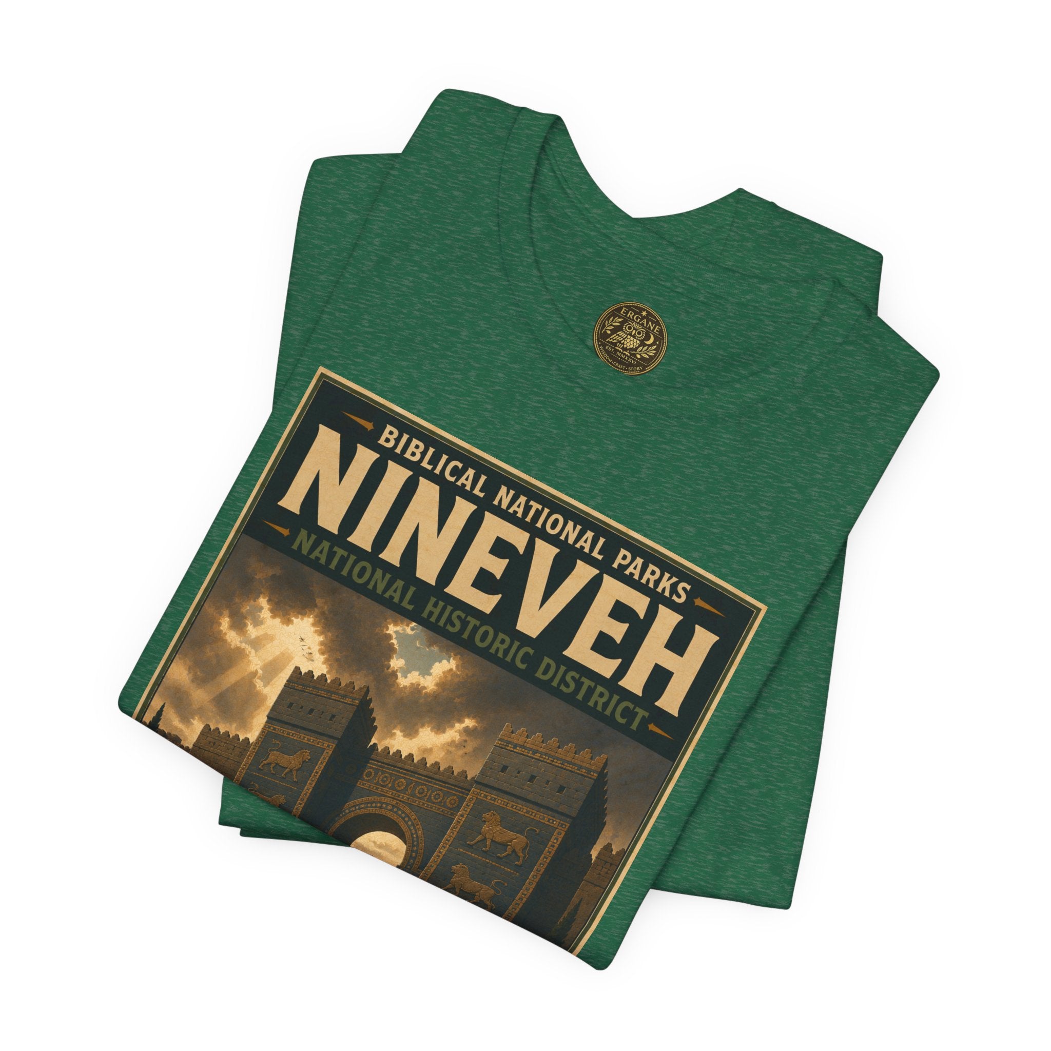 Biblical National Parks Collection V- Prophets & Wonders #029/030 Jonah 3 | Vintage nature poster Tee | Biblical national parks graphic shirt