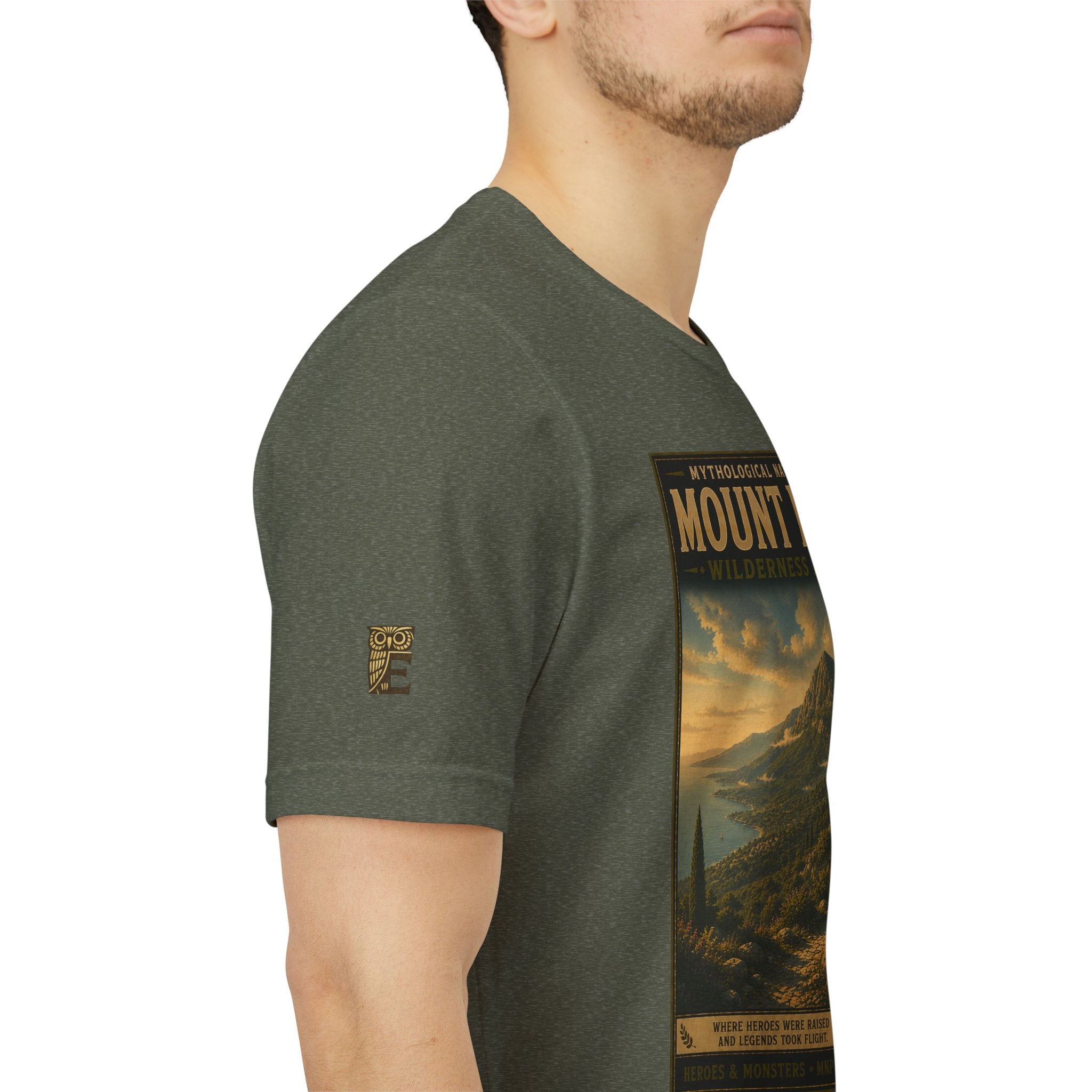 Mythological National Parks Collection III- #027-028 - Heros & Monsters | Vintage nature poster Tee | Mythological National Parks graphic shirt