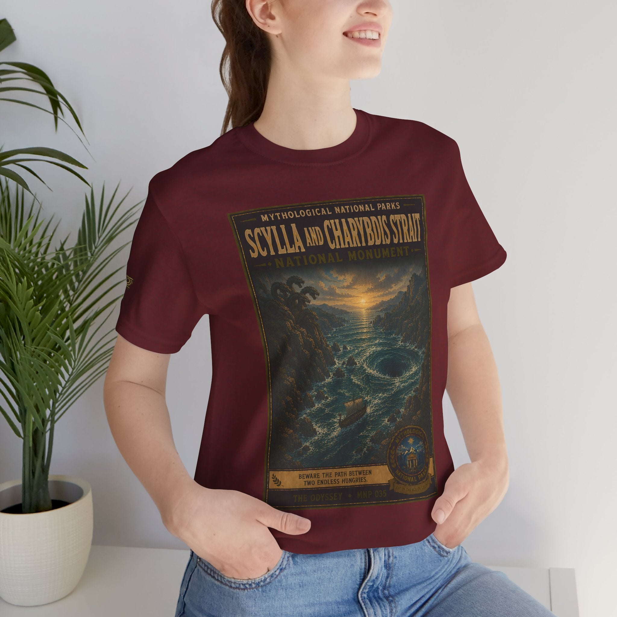 Mythological National Parks Collection IV- #035-038 - THE ODYSSEY | Vintage nature poster Tee | Mythological National Parks graphic shirt