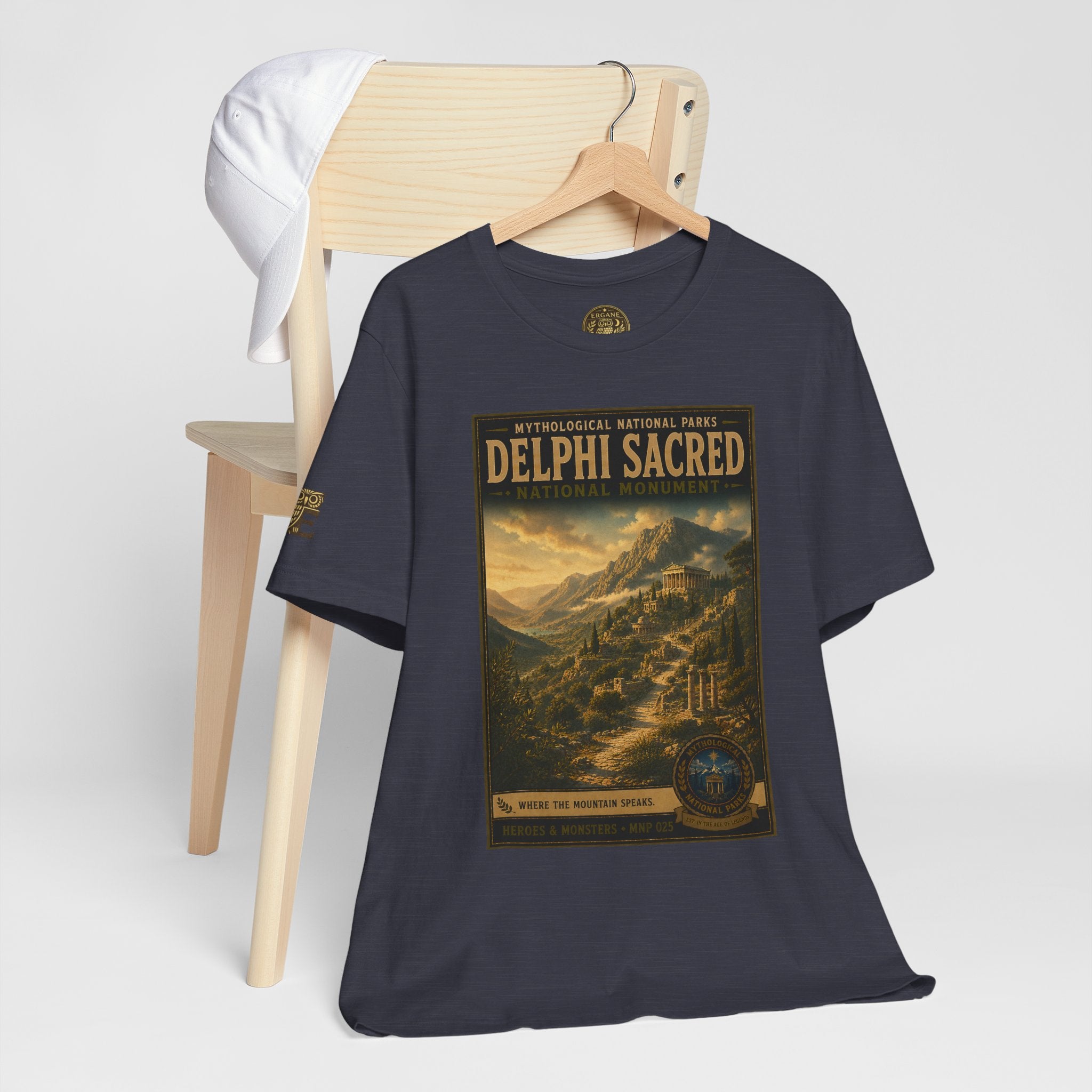 Mythological National Parks Collection III- #025-028 - Heros & Monsters | Vintage nature poster Tee | Mythological National Parks graphic shirt