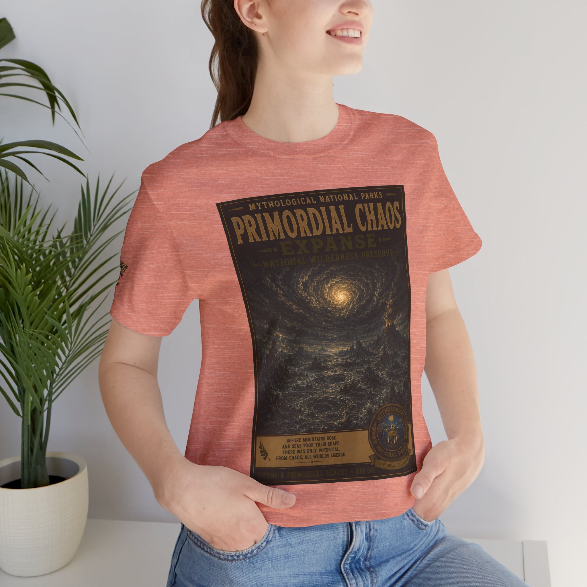 Mythological National Parks COLLECTION V- #049-050 TITANS & PRIMORDIAL REALMS | Vintage nature poster Tee | Mythological National Parks graphic shirt