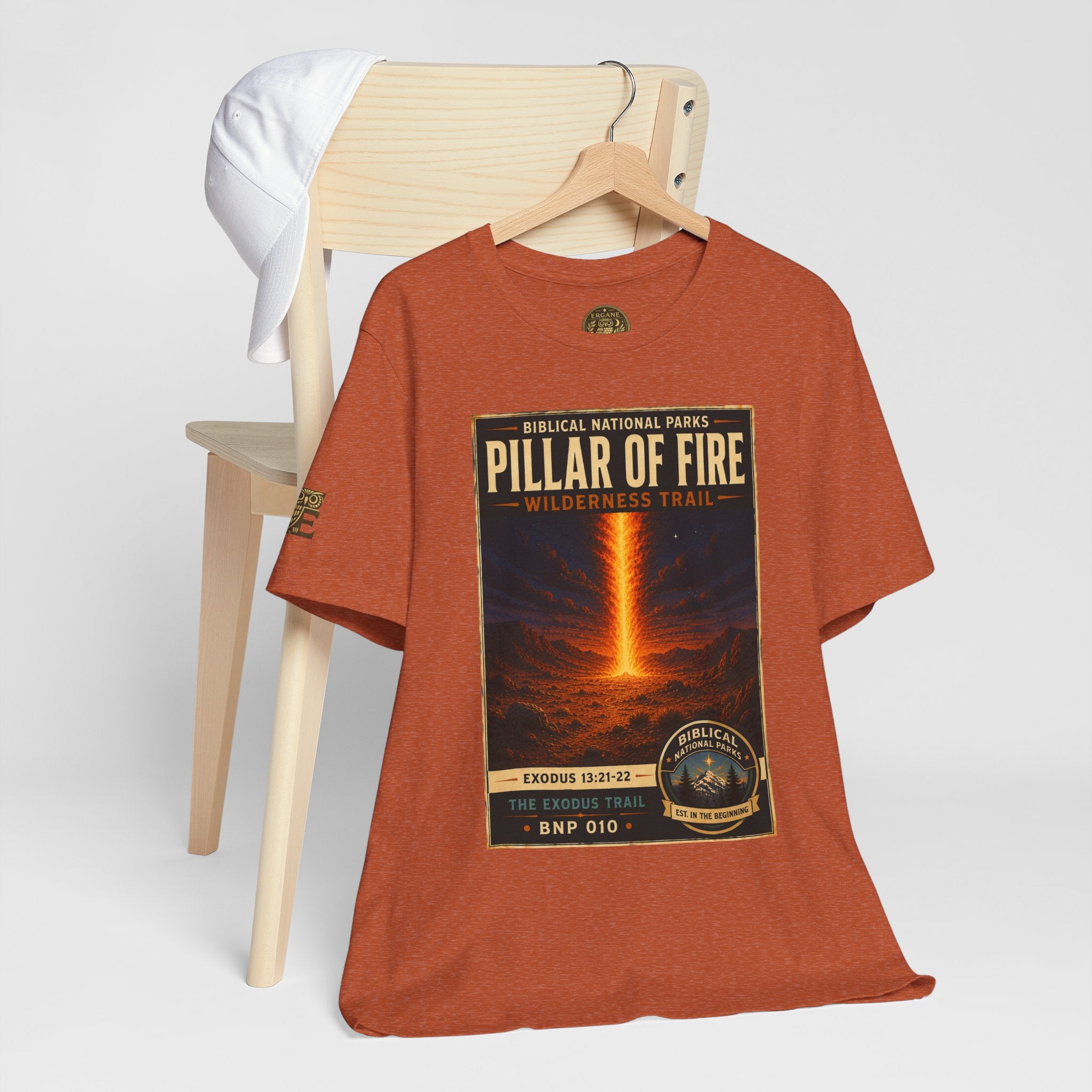 Biblical National Parks Collection II- The Exodus Trail #010/013 Exodus 13: 21-22 | Vintage nature poster Tee | Biblical national parks graphic shirt