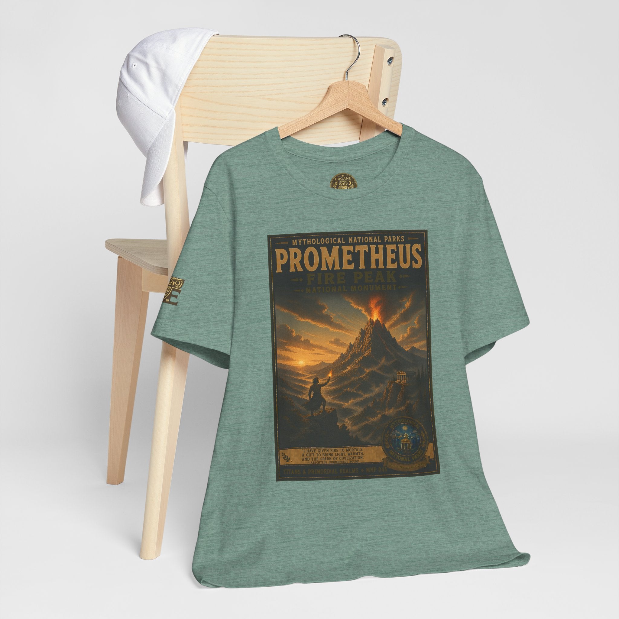 Mythological National Parks COLLECTION V- #045-050 TITANS & PRIMORDIAL REALMS | Vintage nature poster Tee | Mythological National Parks graphic shirt