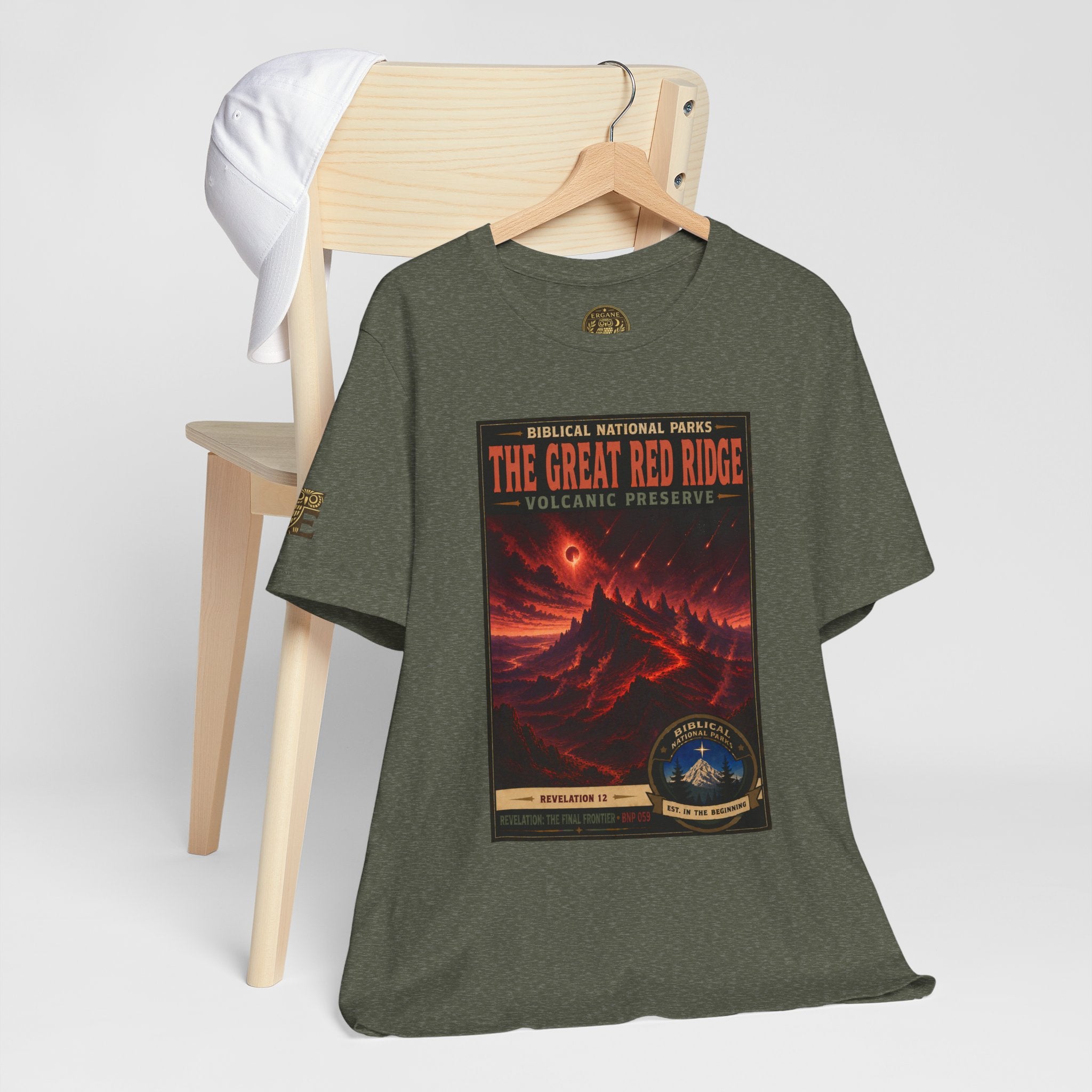 Biblical National Parks Collection X- #059/061 - Revelation: The Final Frontier | Revelation 12 | Vintage nature poster Tee | Biblical national parks graphic shirt