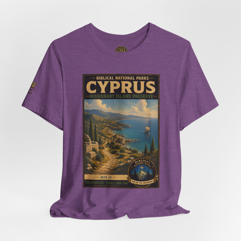 Biblical National Parks Collection VIII- The Apostles' Trails #044/049 | Acts 13 | Vintage nature poster Tee | Biblical national parks graphic shirt