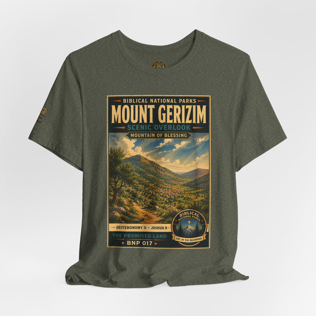 Biblical National Parks Collection III- The Promised Land #017/018 Joshua 8 | Vintage nature poster Tee | Biblical national parks graphic shirt