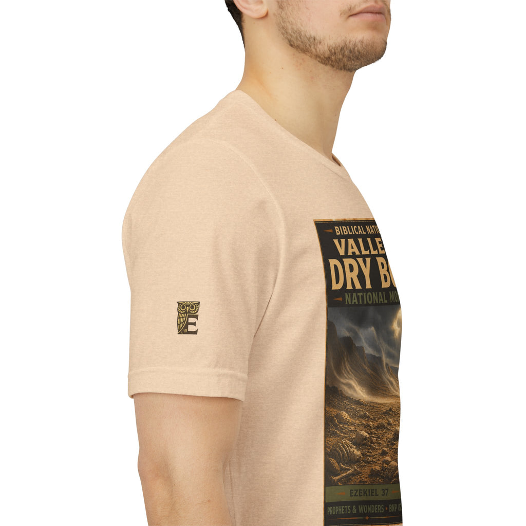 Biblical National Parks Collection V- Prophets & Wonders #026/030 Ezekiel 37  | Vintage nature poster Tee | Biblical national parks graphic shirt