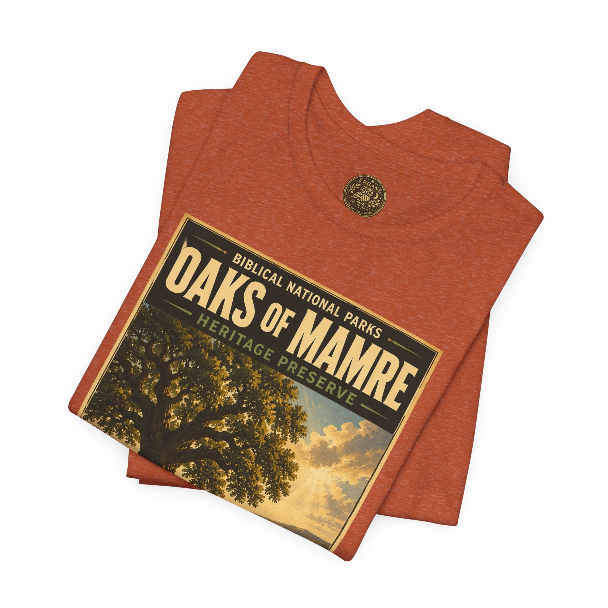 Biblical National Parks Collection I- In The Beginning #005/006 Genesis 13 & 18 | Vintage nature poster Tee | Biblical national parks graphic shirt