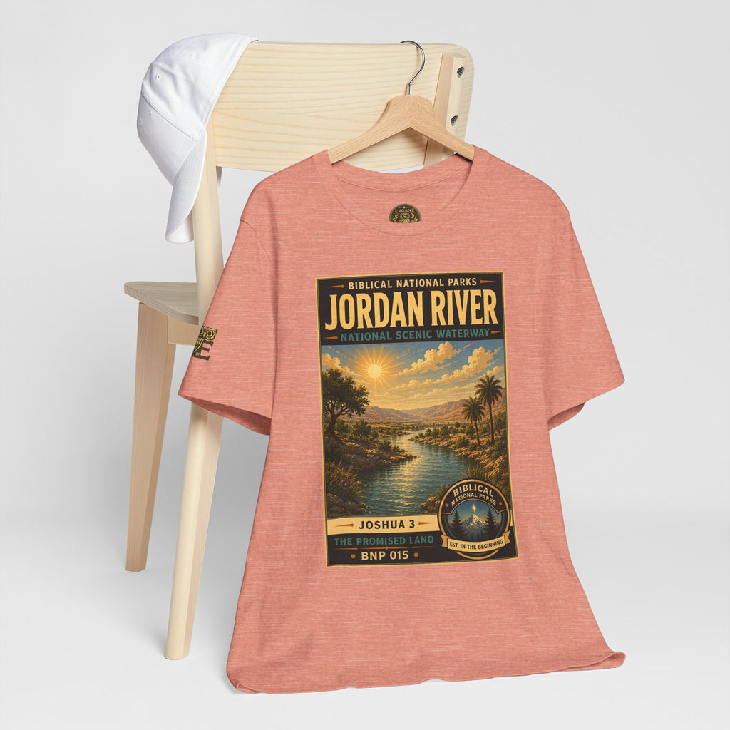 Biblical National Parks Collection III- The Promised Land #015/018 Joshua 3 | Vintage nature poster Tee | Biblical national parks graphic shirt