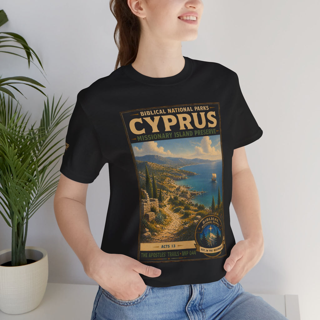 Biblical National Parks Collection VIII- The Apostles' Trails #044/049 | Acts 13 | Vintage nature poster Tee | Biblical national parks graphic shirt