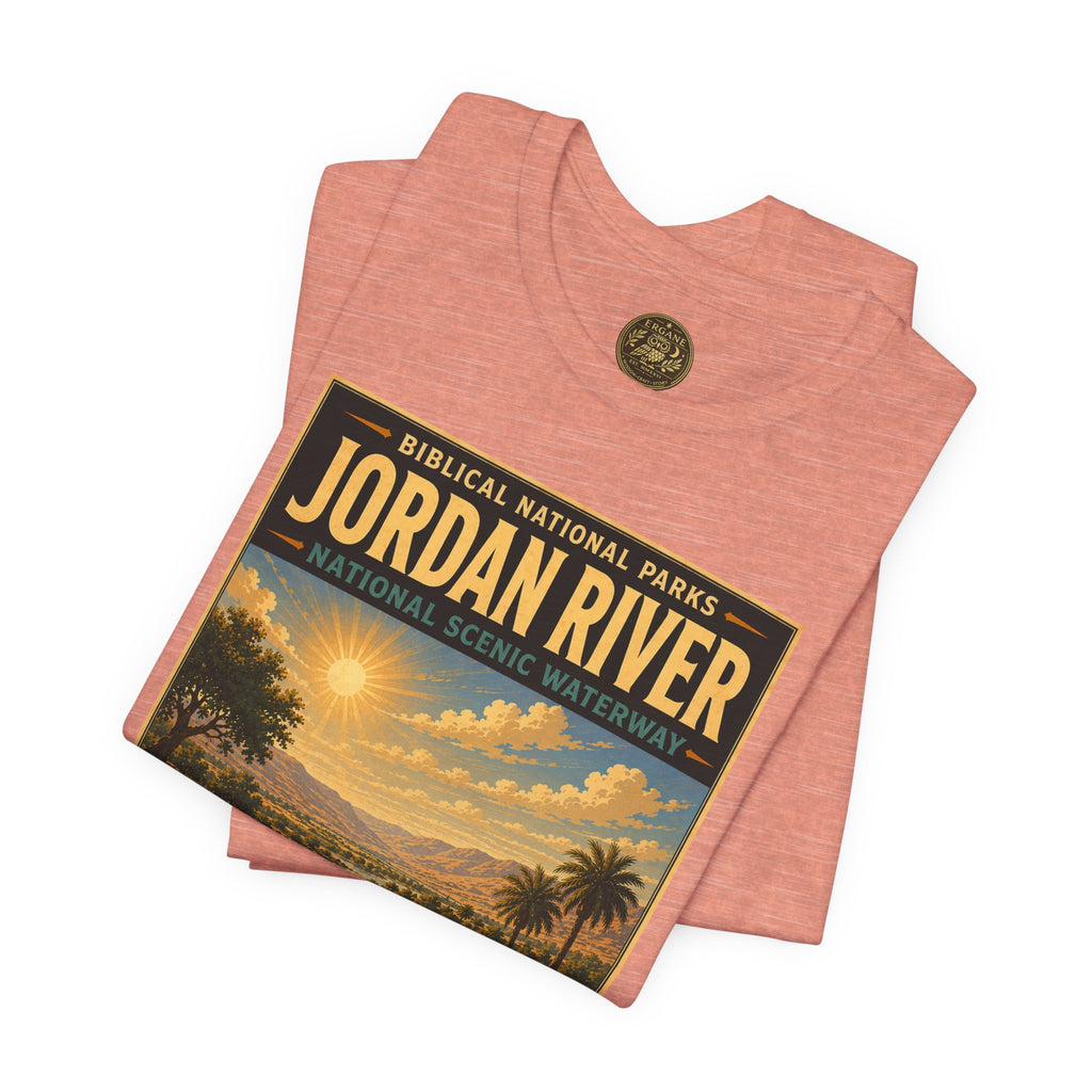 Biblical National Parks Collection III- The Promised Land #015/018 Joshua 3 | Vintage nature poster Tee | Biblical national parks graphic shirt
