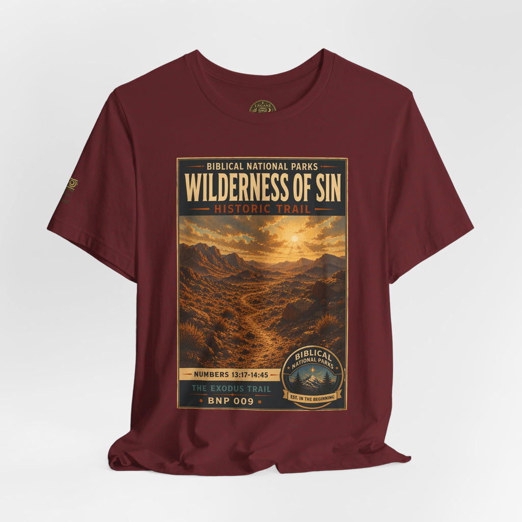 Biblical National Parks Collection II- The Exodus Trail #009/013 Exodus 13: 17 - 14:45 | Vintage nature poster Tee | Biblical national parks graphic shirt