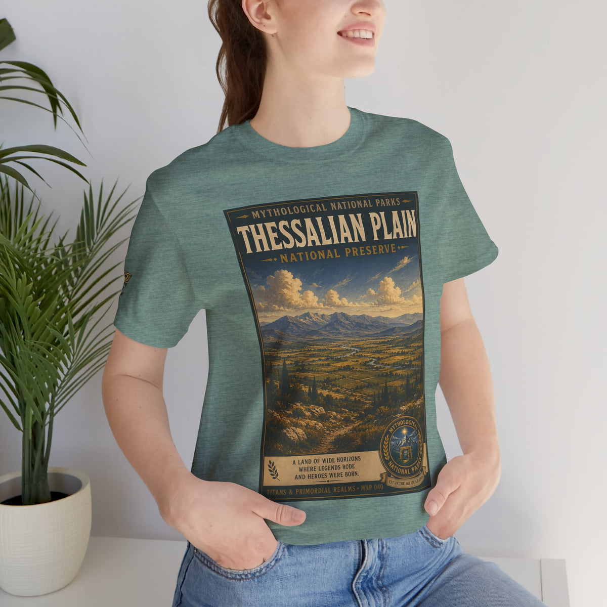 Mythological National Parks COLLECTION V- #040-050 TITANS & PRIMORDIAL REALMS | Vintage nature poster Tee | Mythological National Parks graphic shirt