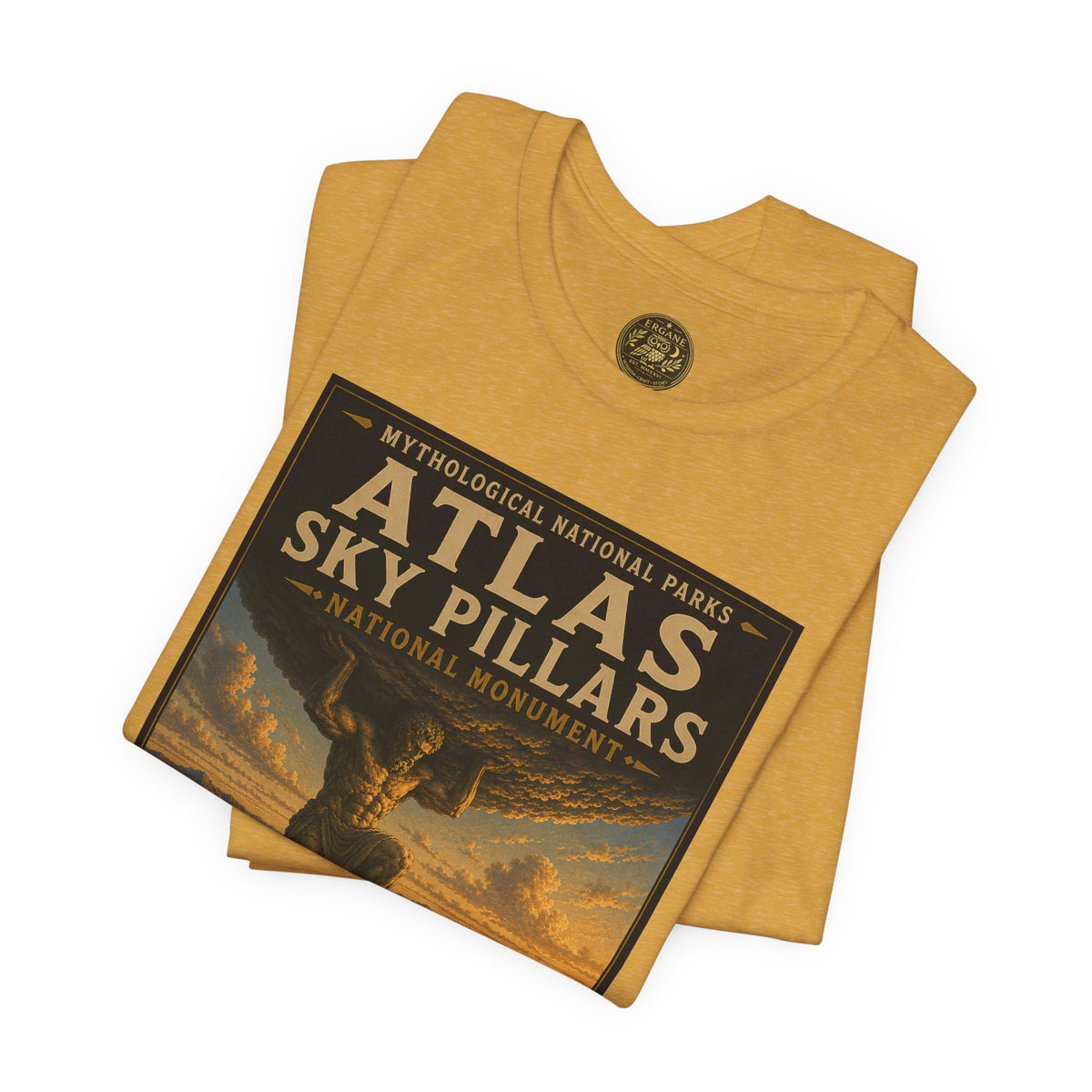 Mythological National Parks COLLECTION V- #044-050 TITANS & PRIMORDIAL REALMS | Vintage nature poster Tee | Mythological National Parks graphic shirt