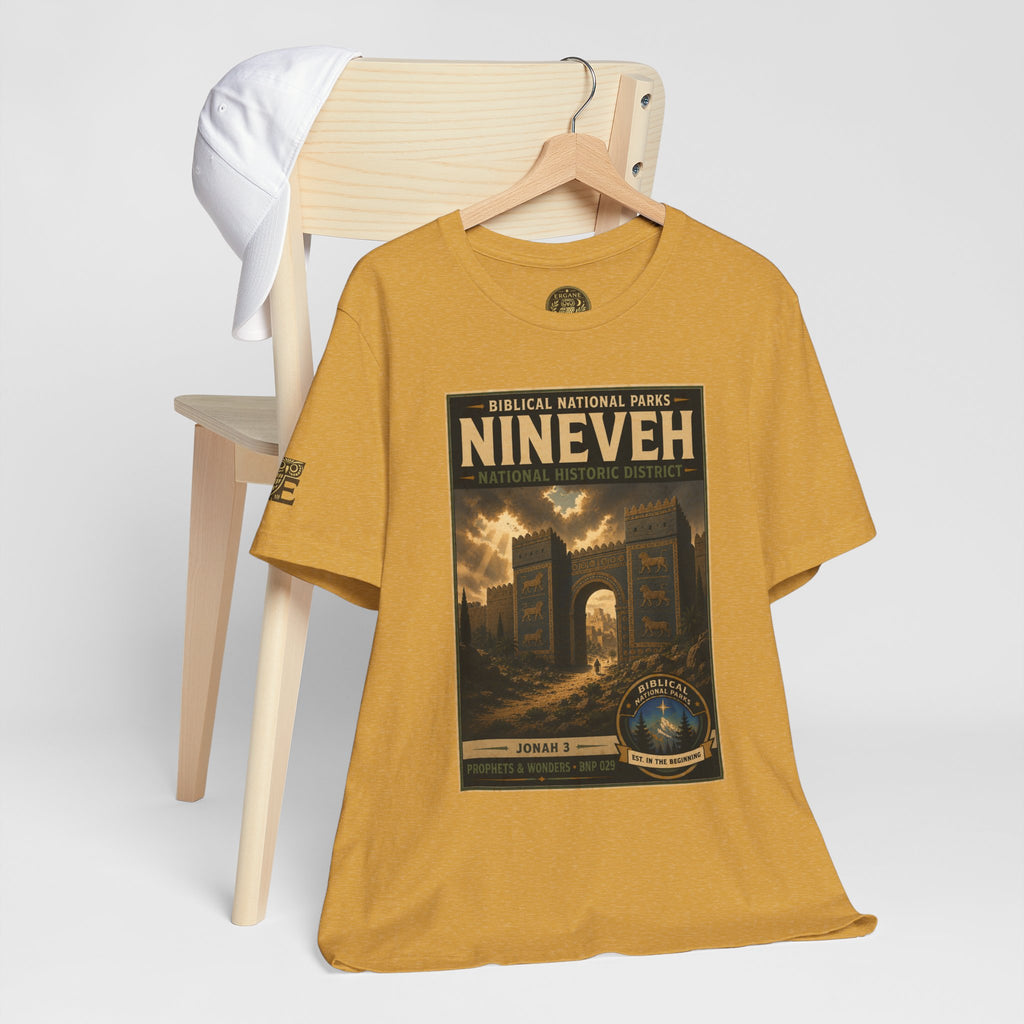 Biblical National Parks Collection V- Prophets & Wonders #029/030 Jonah 3 | Vintage nature poster Tee | Biblical national parks graphic shirt