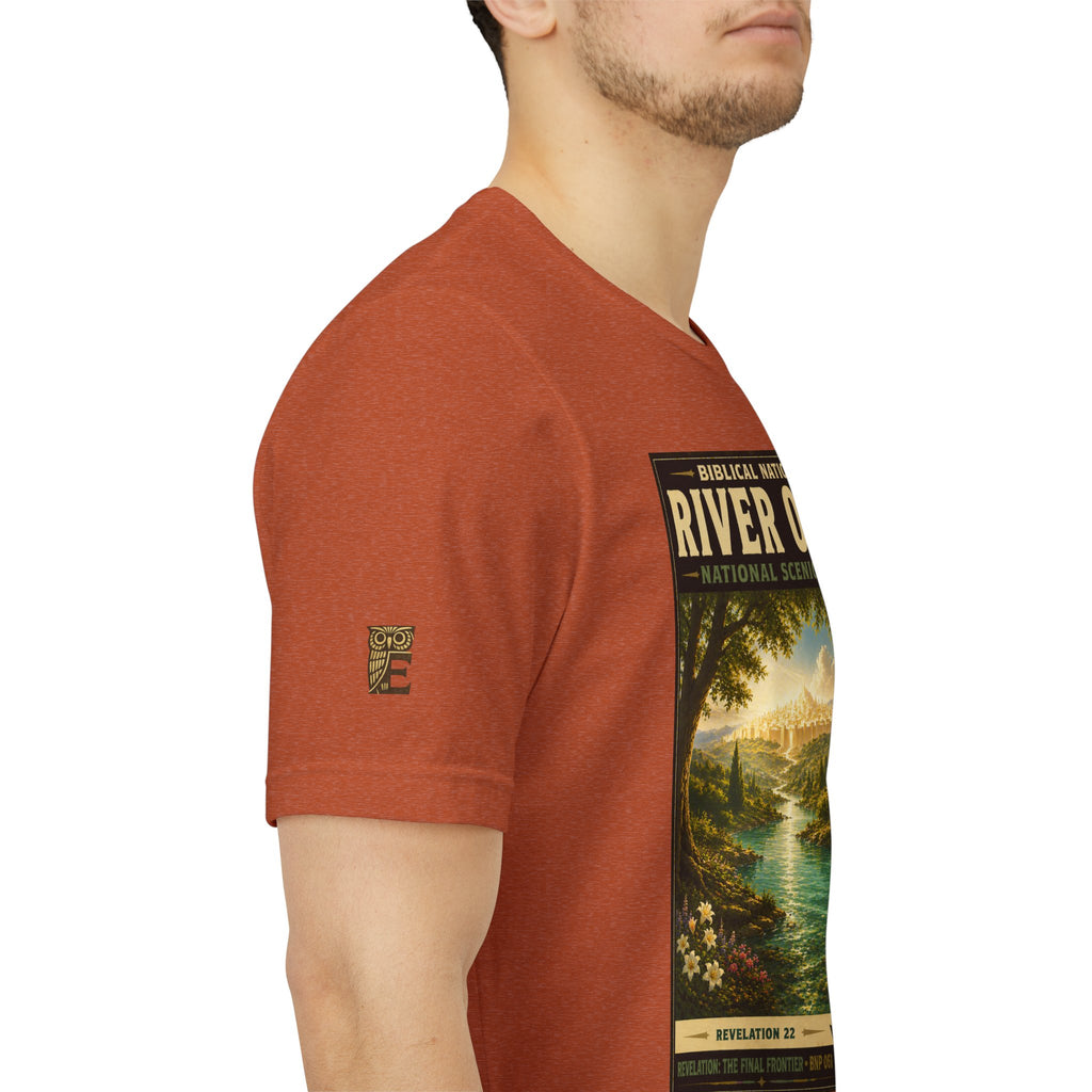 Biblical National Parks Collection X- #061/061 - Revelation: The Final Frontier | Revelation 22 | Vintage nature poster Tee | Biblical national parks graphic shirt 2
