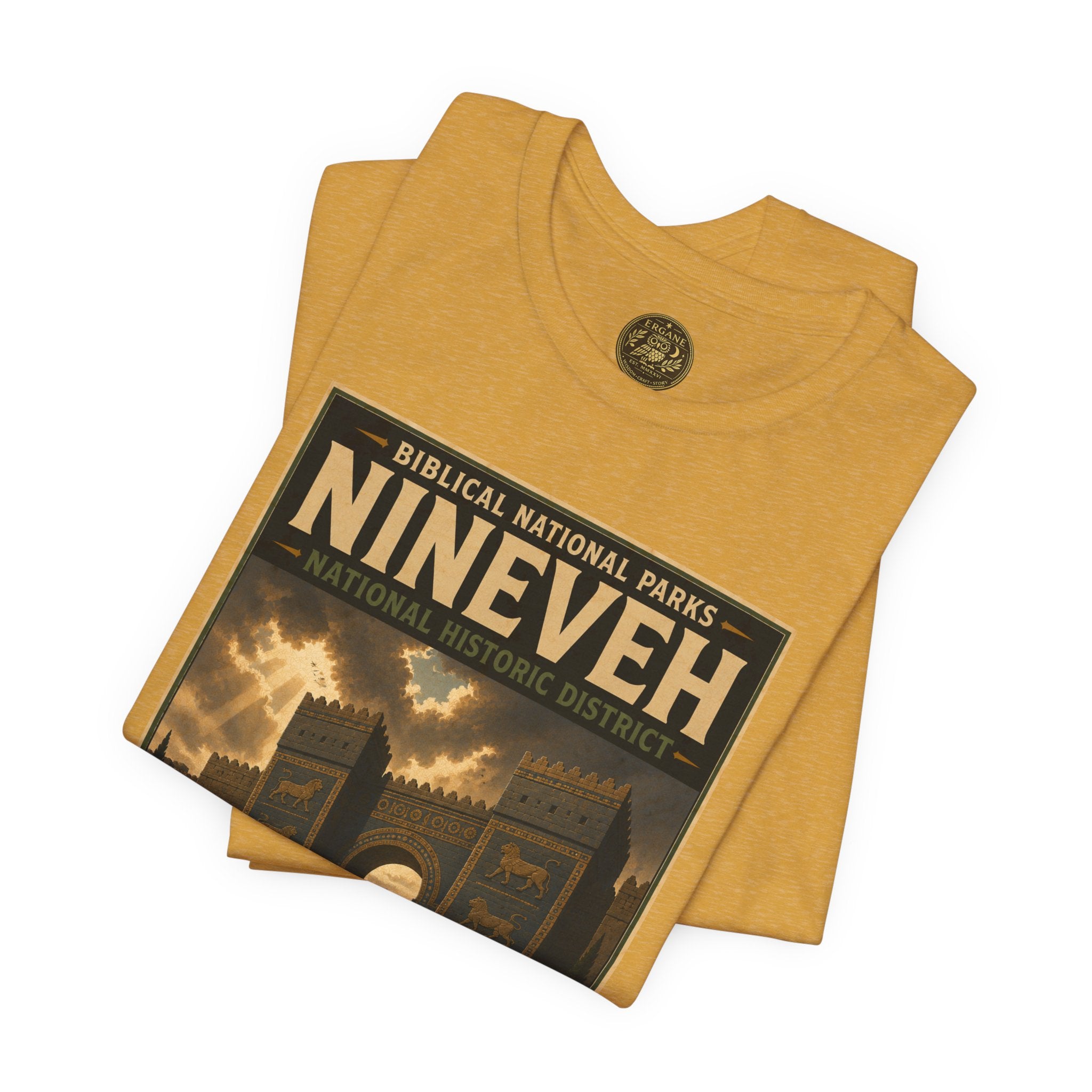 Biblical National Parks Collection V- Prophets & Wonders #029/030 Jonah 3 | Vintage nature poster Tee | Biblical national parks graphic shirt