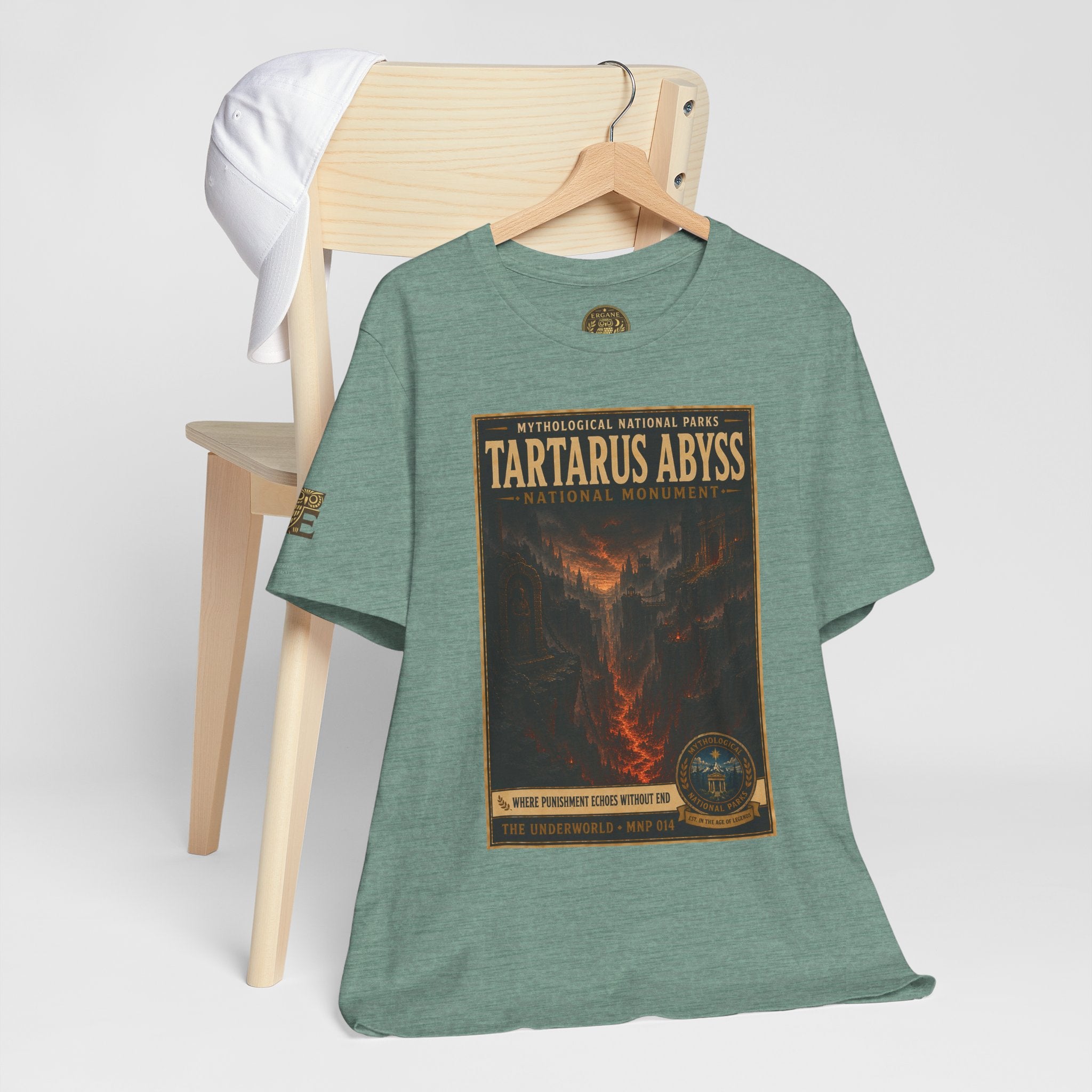 Mythological National Parks Collection II- #014-016 -The Underworld | Vintage nature poster Tee | Mythological National Parks graphic shirt