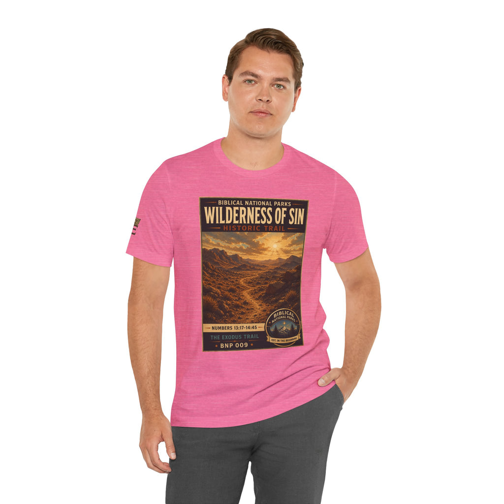 Biblical National Parks Collection II- The Exodus Trail #009/013 Exodus 13: 17 - 14:45 | Vintage nature poster Tee | Biblical national parks graphic shirt