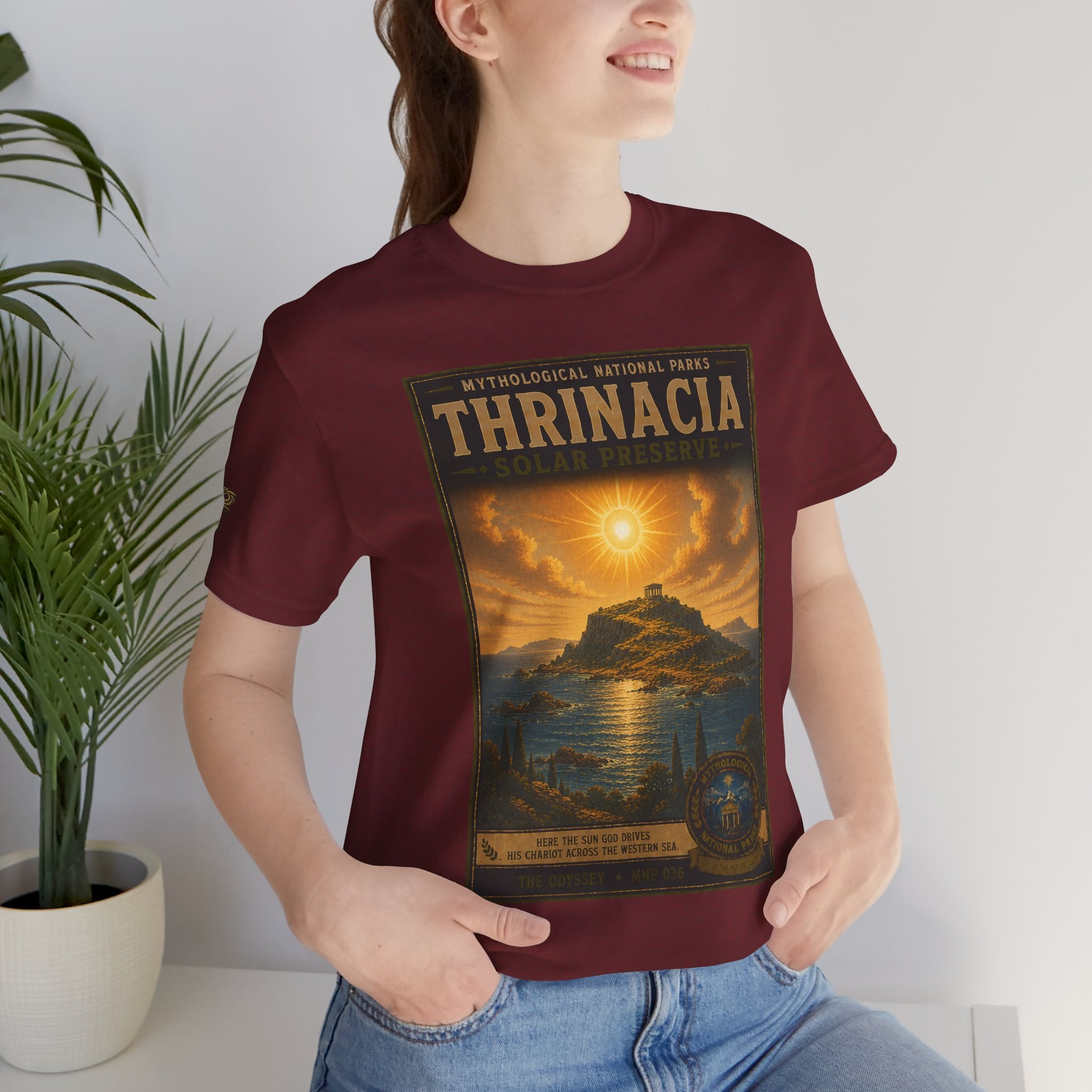 Mythological National Parks Collection IV- #036-038 - THE ODYSSEY | Vintage nature poster Tee | Mythological National Parks graphic shirt