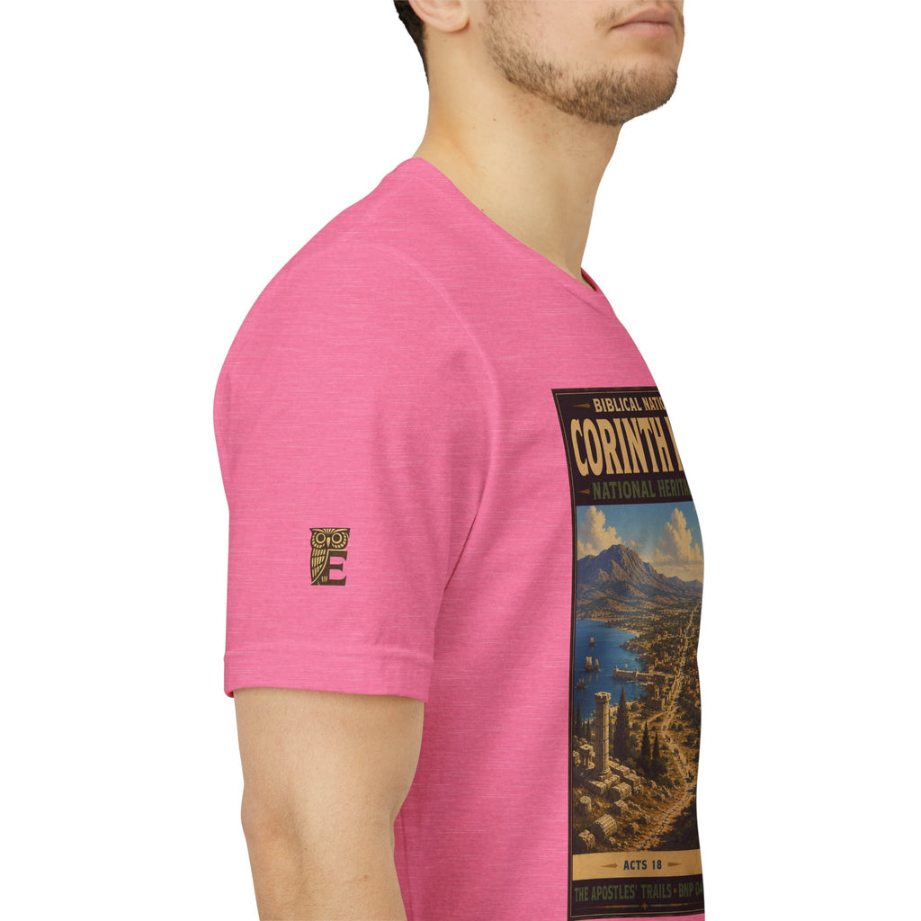 Biblical National Parks Collection VIII- The Apostles' Trails #047/049 | Acts 18 | Vintage nature poster Tee | Biblical national parks graphic shirt