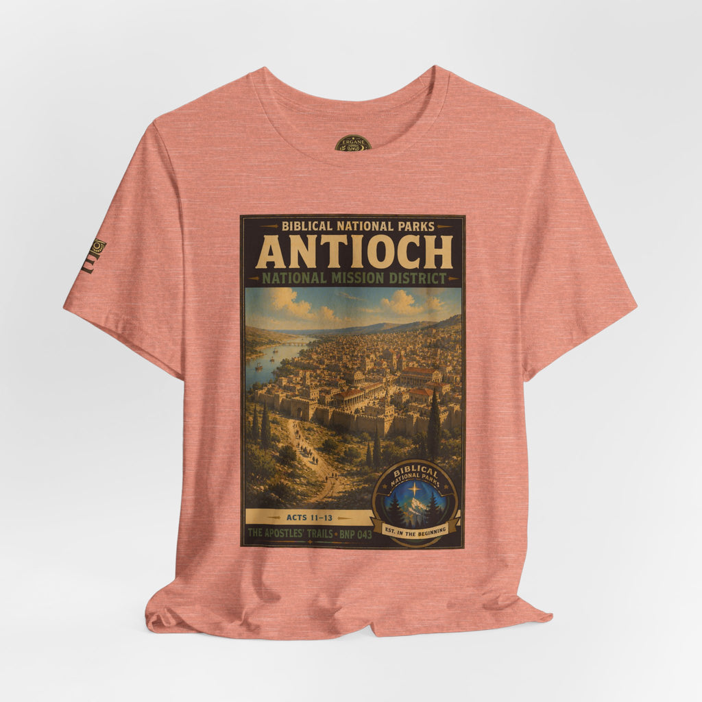Biblical National Parks Collection VIII- The Apostles' Trails #043/049 | Acts 11-13 | Vintage nature poster Tee | Biblical national parks graphic shirt