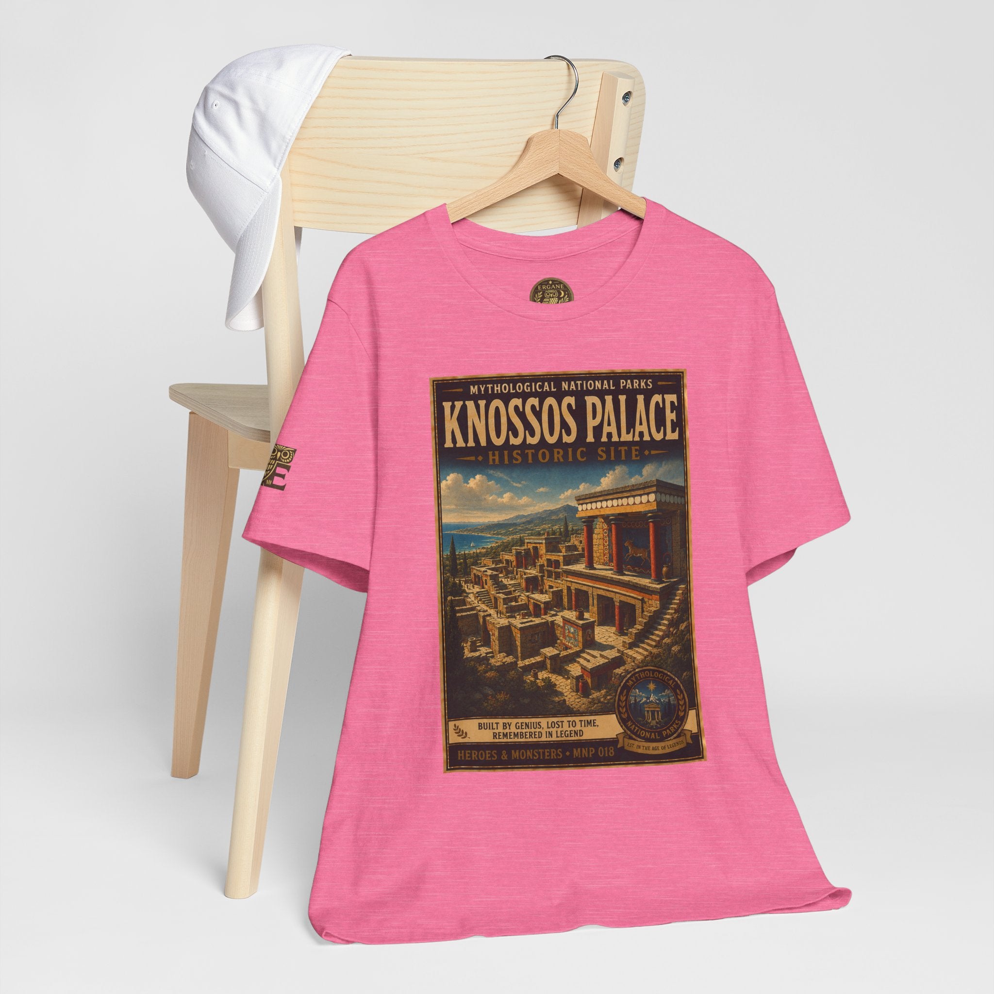 Mythological National Parks Collection III- #018-028 - Heros & Monsters | Vintage nature poster Tee | Mythological National Parks graphic shirt