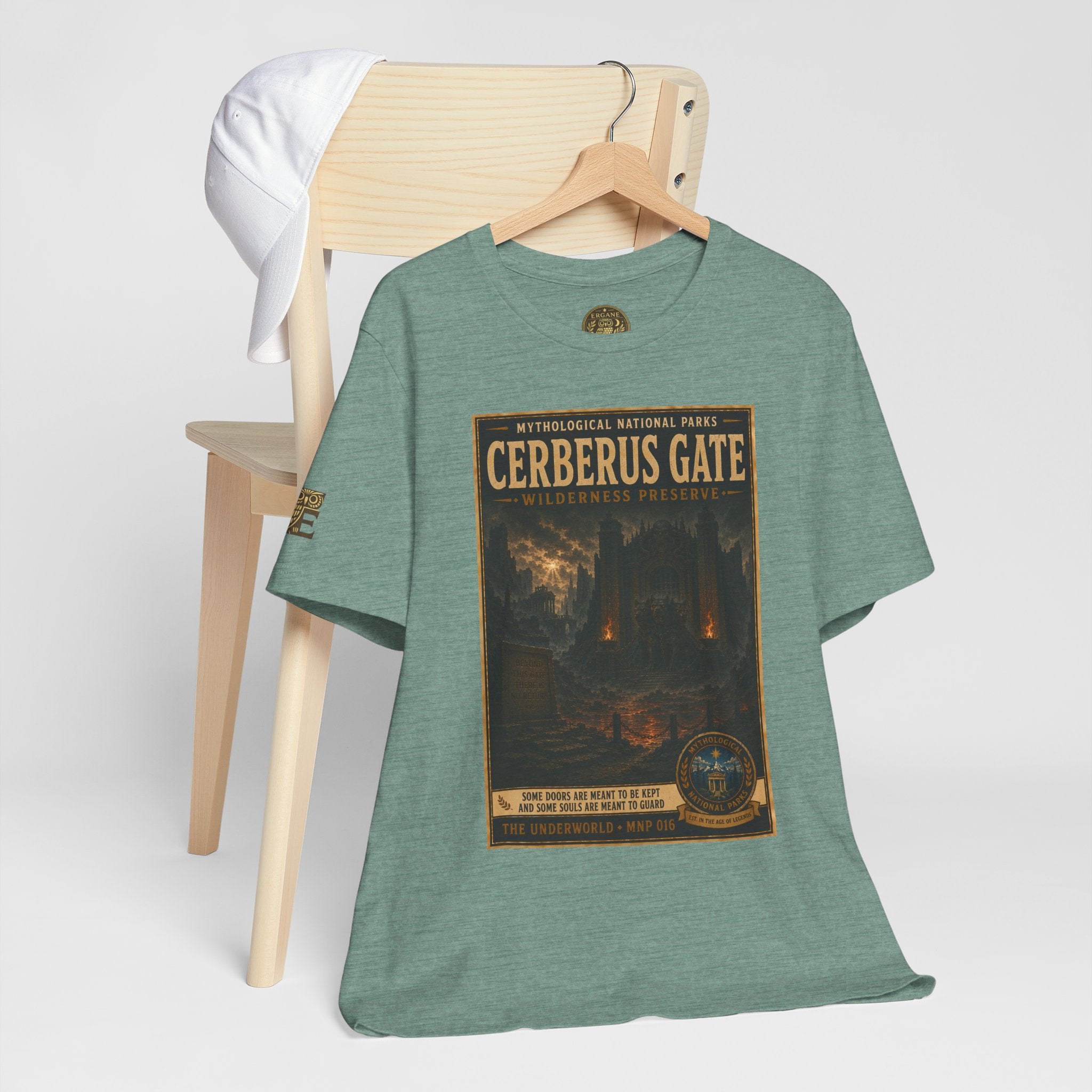 Mythological National Parks Collection II- #016-016 -The Underworld | Vintage nature poster Tee | Mythological National Parks graphic shirt