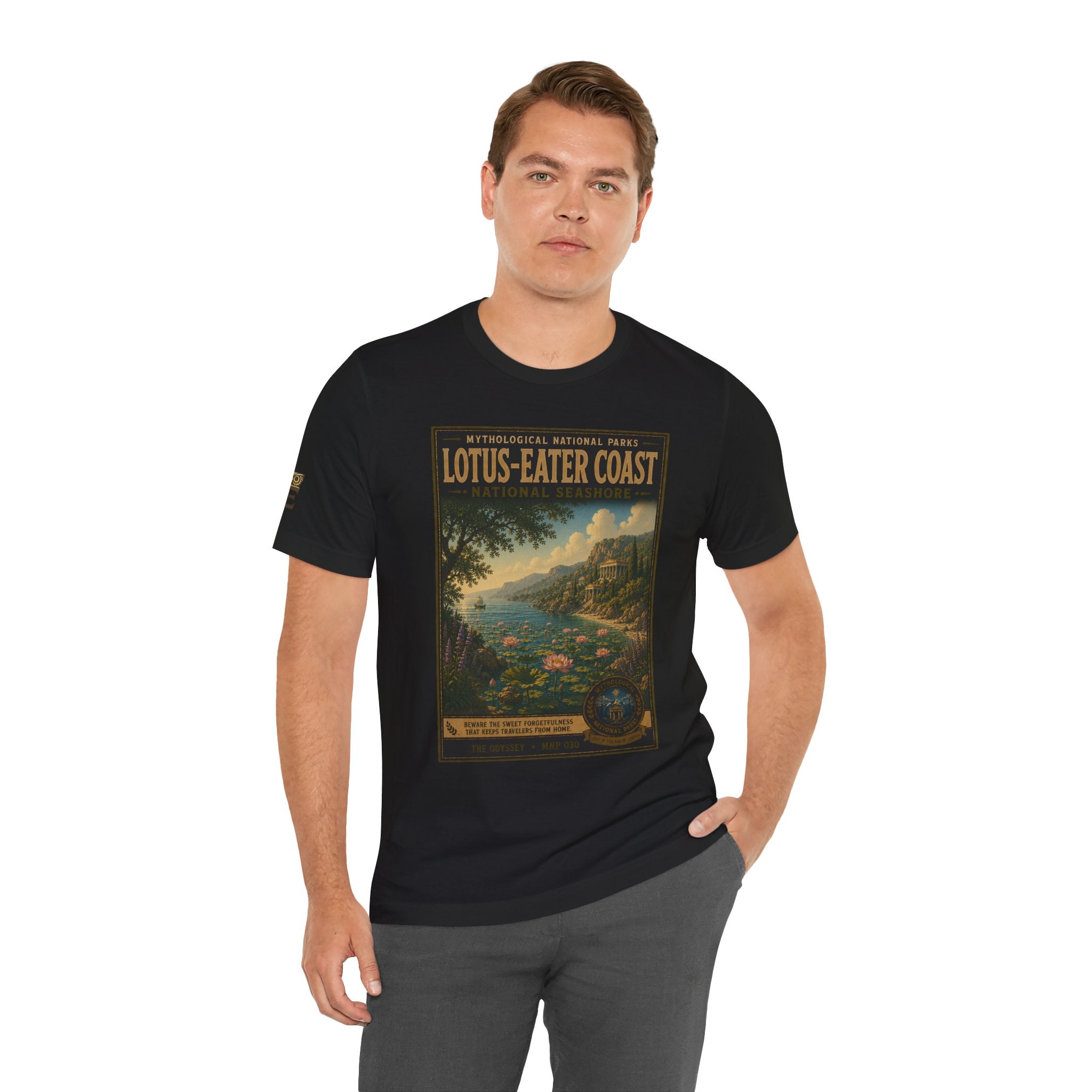 Mythological National Parks Collection IV- #030-038 - THE ODYSSEY | Vintage nature poster Tee | Mythological National Parks graphic shirt