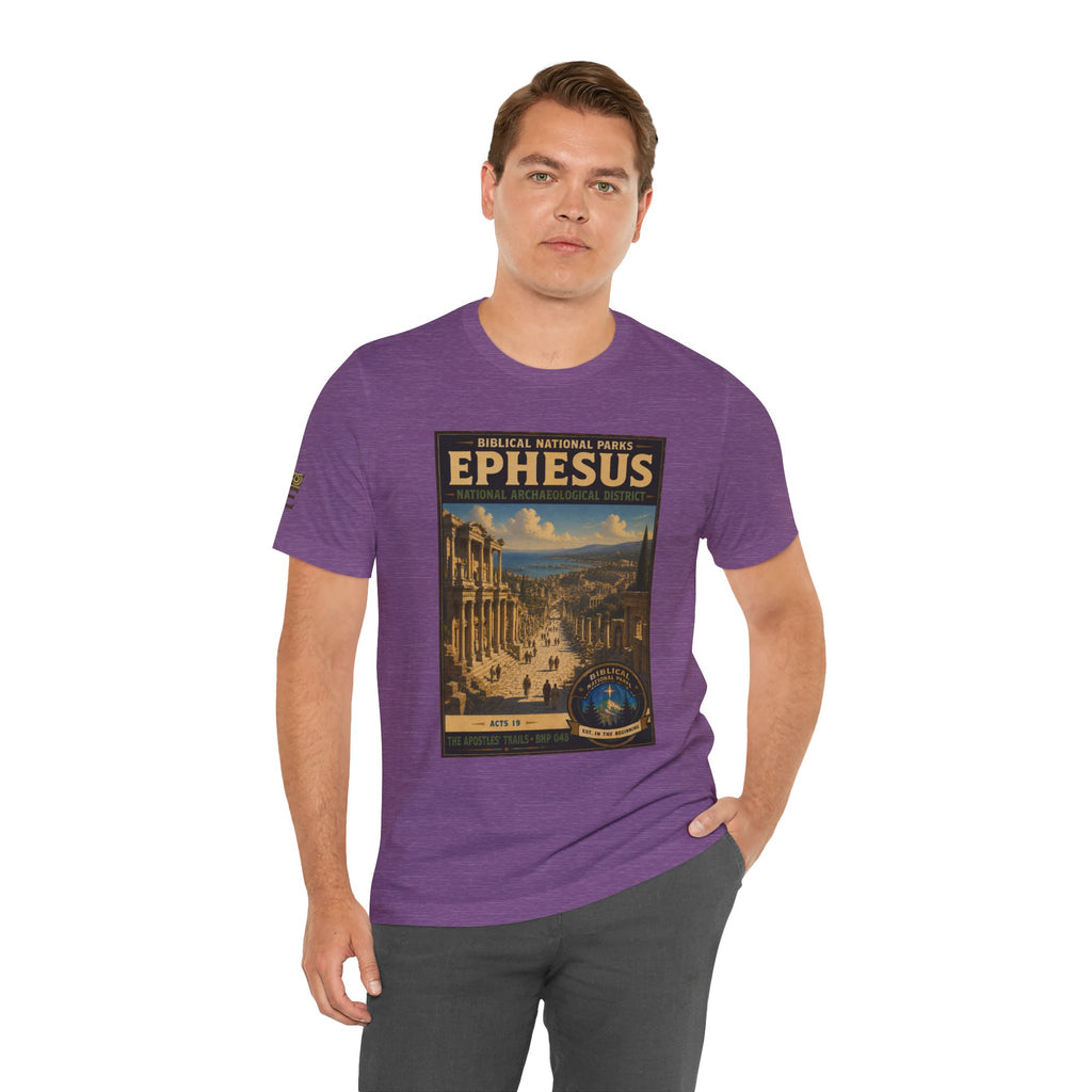Biblical National Parks Collection VIII- The Apostles' Trails #048/049 | Acts 19 | Vintage nature poster Tee | Biblical national parks graphic shirt