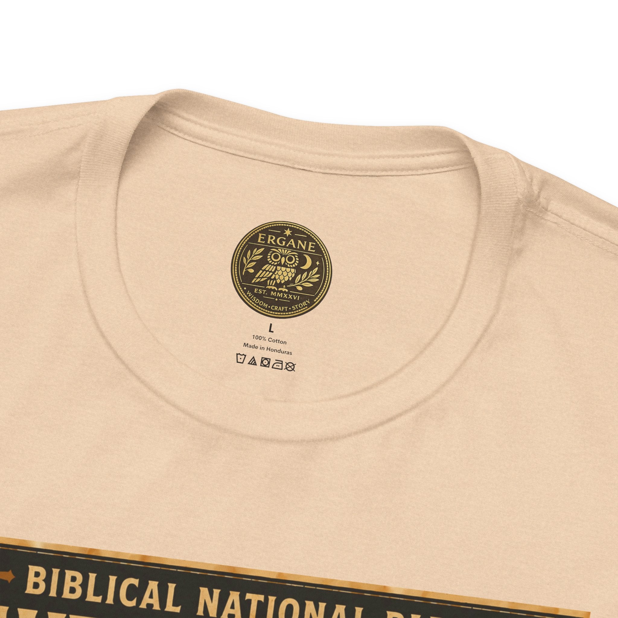 Biblical National Parks Collection IV- Heros & Battlefields #023/023 1 Samuel 22 | Vintage nature poster Tee | Biblical national parks graphic shirt