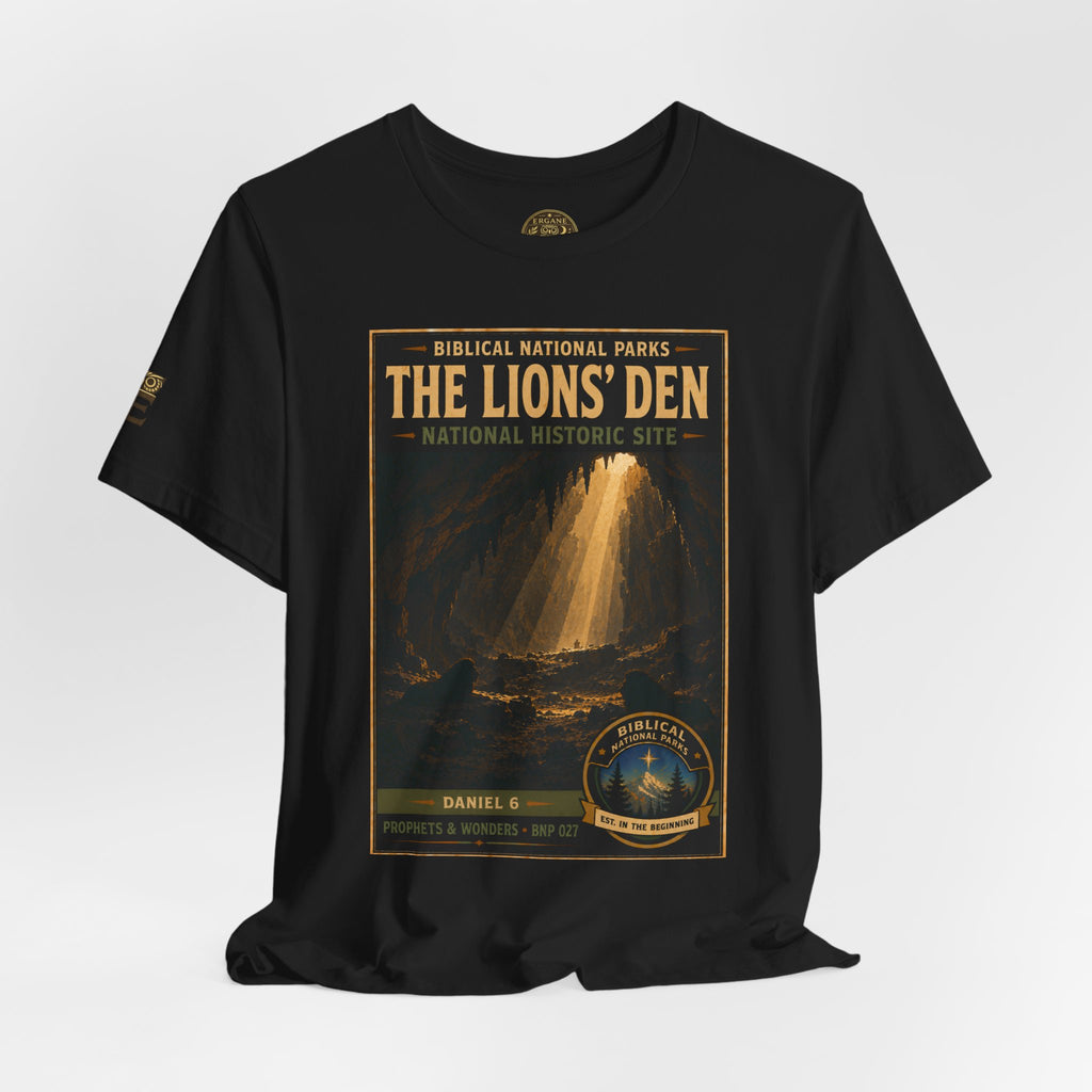 Biblical National Parks Collection V- Prophets & Wonders #027/030 Daniel 6 | Vintage nature poster Tee | Biblical national parks graphic shirt