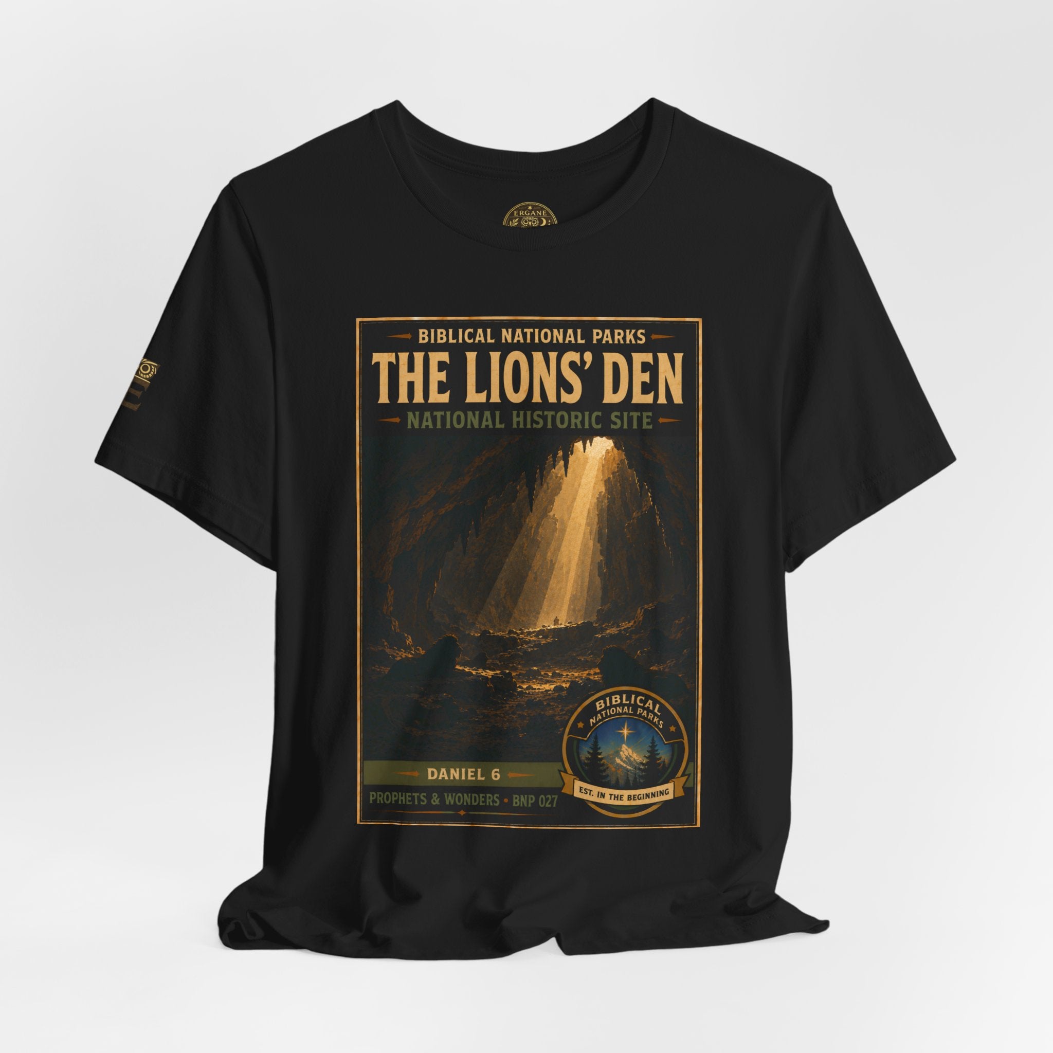 Biblical National Parks Collection V- Prophets & Wonders #027/030 Daniel 6 | Vintage nature poster Tee | Biblical national parks graphic shirt