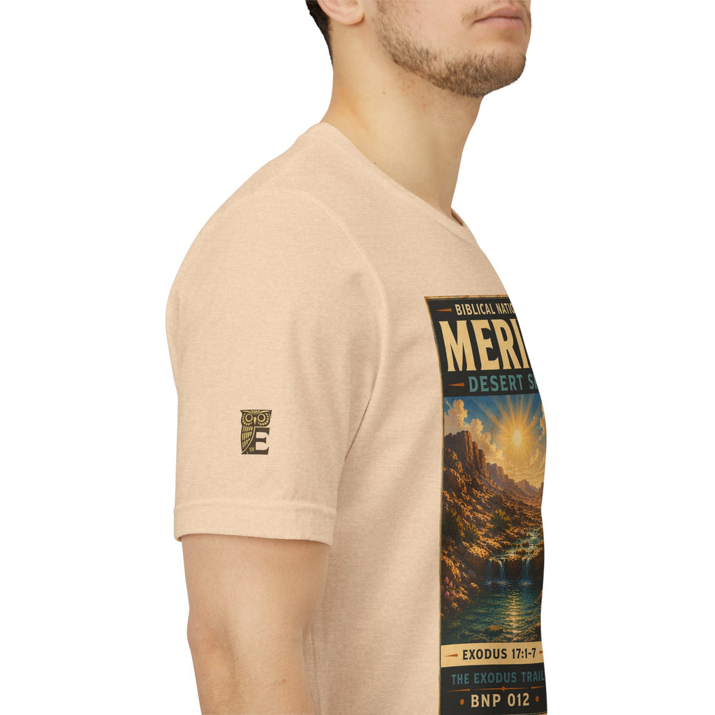 Biblical National Parks Collection II- The Exodus Trail #012/013 Exodus 17: 1-7 | Vintage nature poster Tee | Biblical national parks graphic shirt